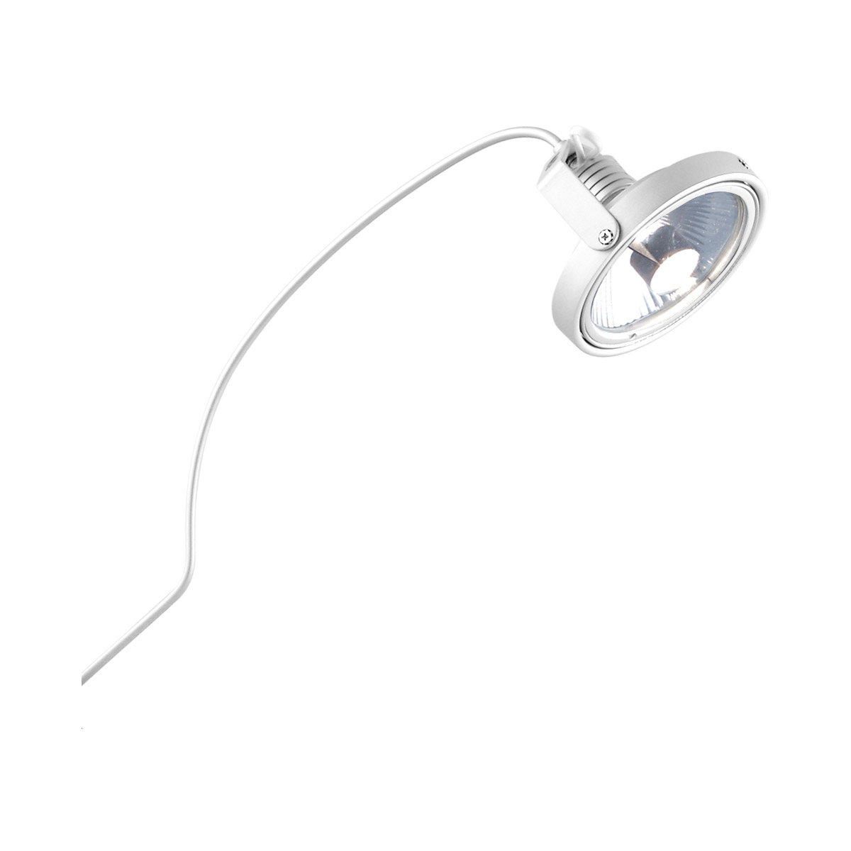 Series 155 75 watt 5.25 inch White Arclight Wall Light, Clamp Mount