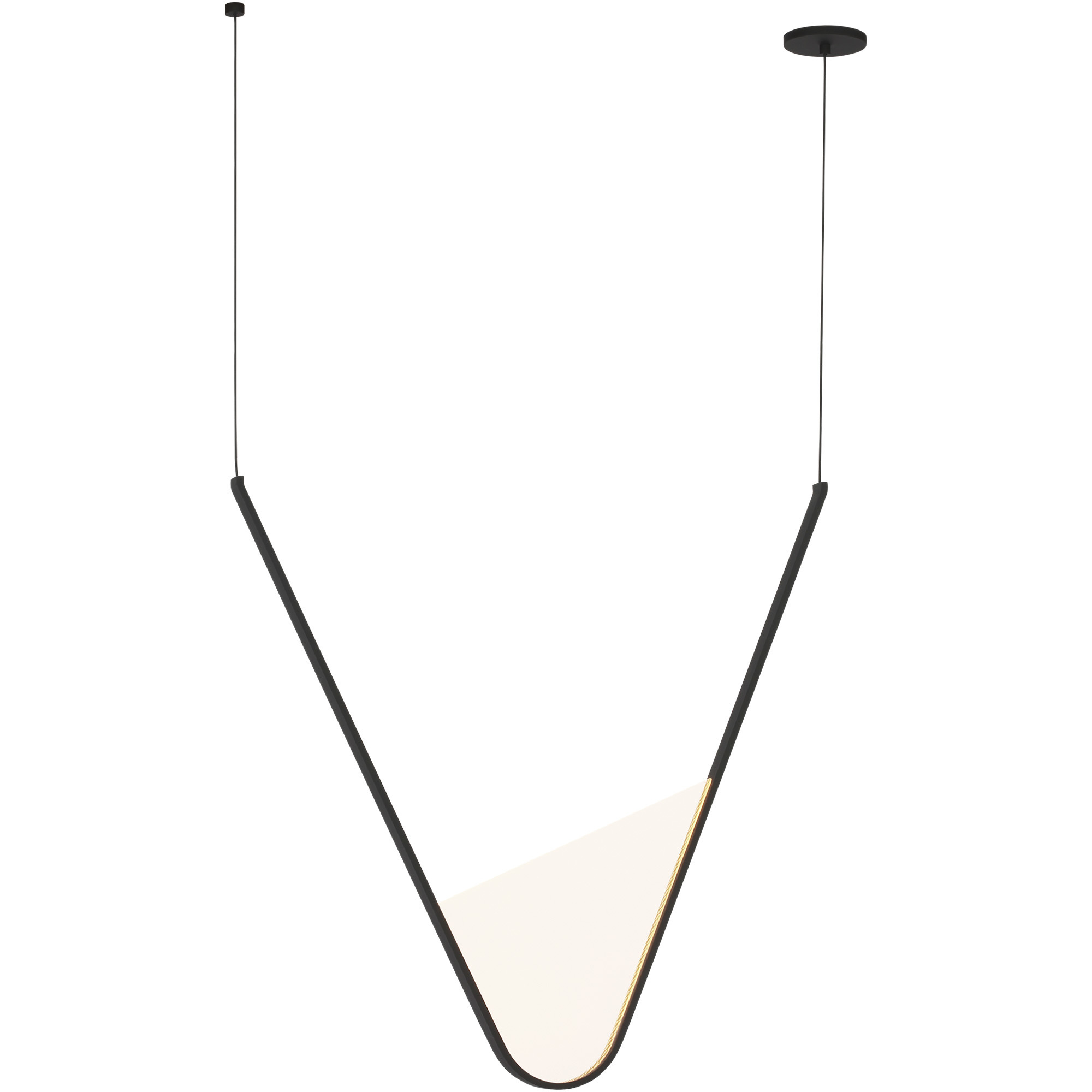 Sean Lavin Mizu LED 1.3 inch Nightshade Black Chandelier Ceiling Light
