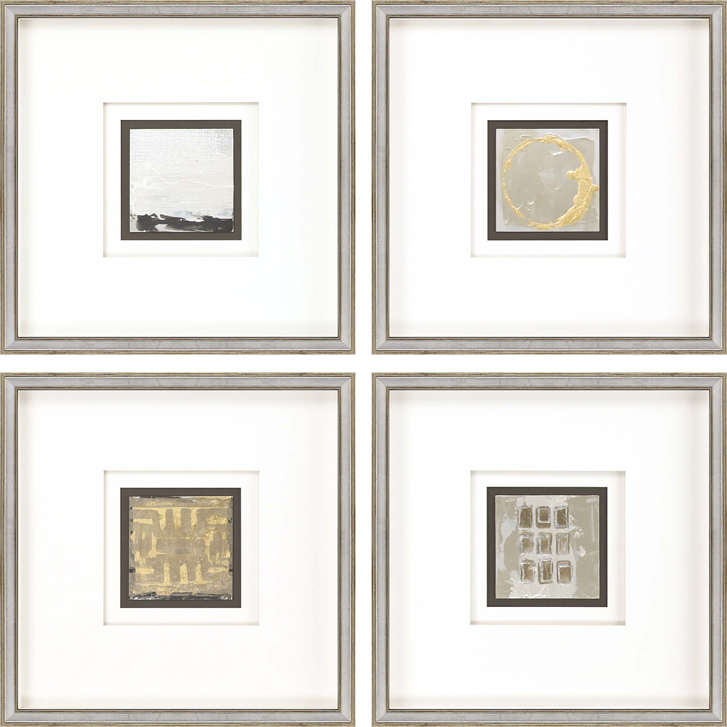 Mixology Multi and Blue and Black and Beige Framed Art, The Studio
