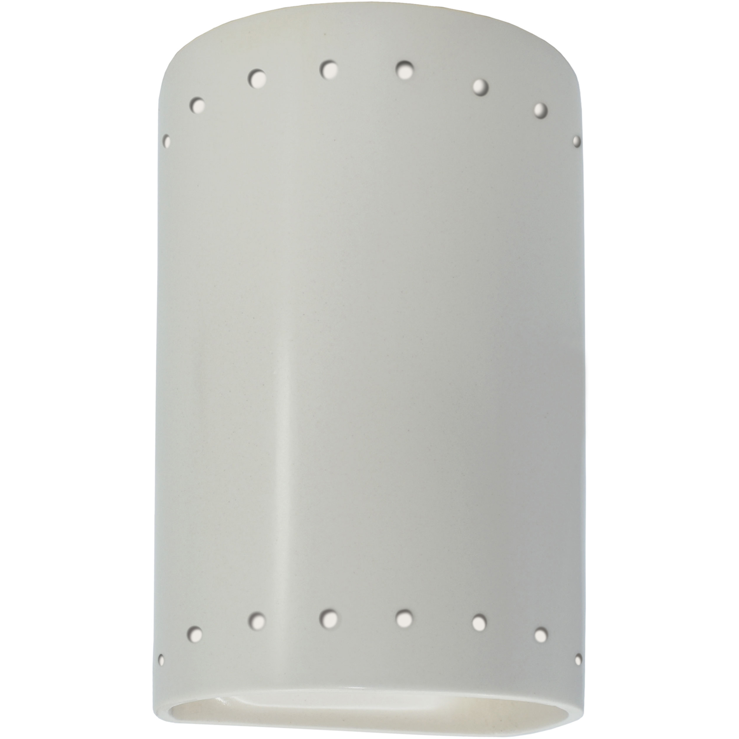 Ambiance Cylinder LED 5.75 inch Matte White Wall Sconce Wall Light, Small