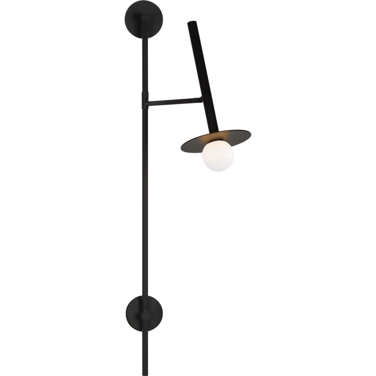 Kelly by Kelly Wearstler Nodes 19.88 inch 60 watt Midnight Black Pivot Wall Sconce Wall Light