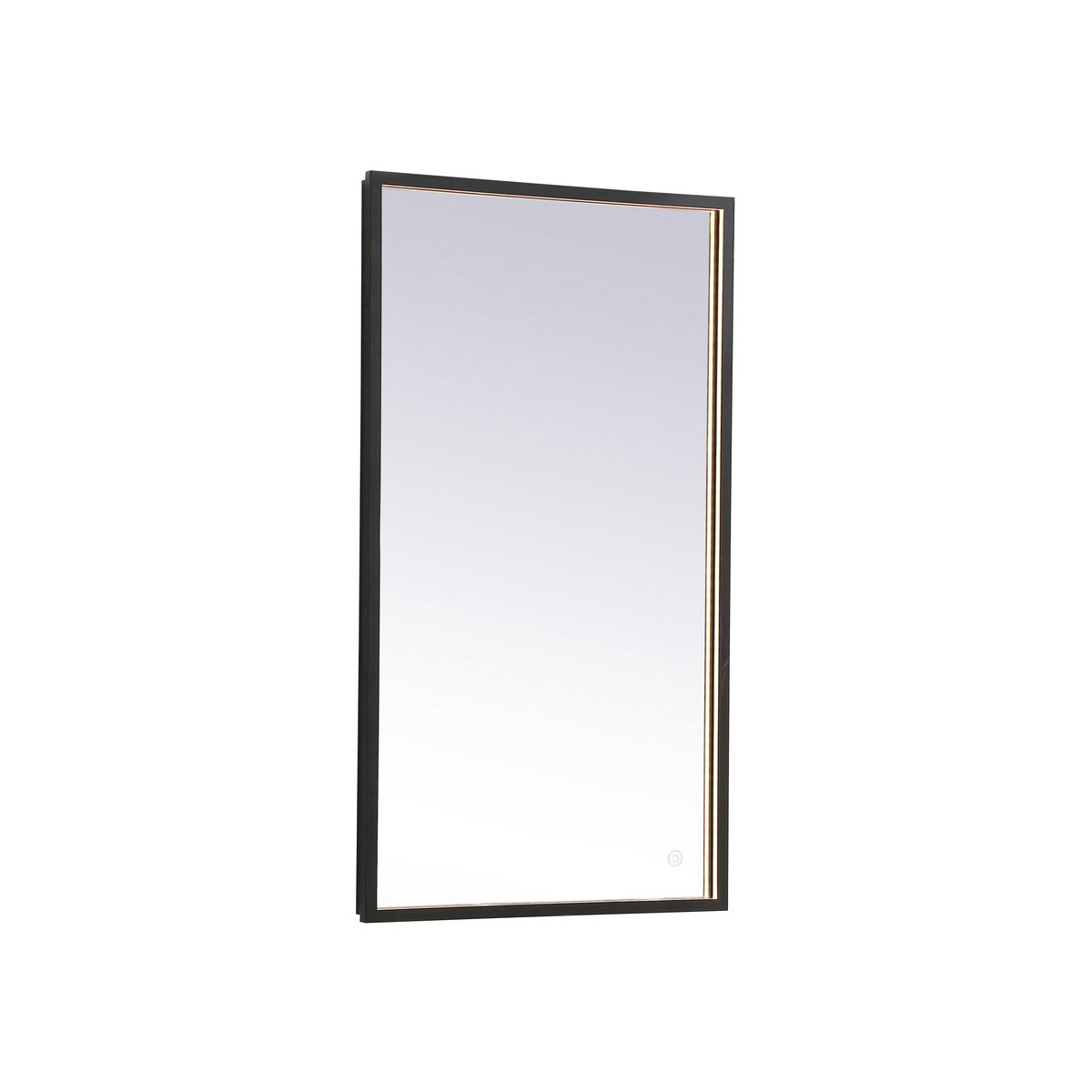 Pier 36 X 18 inch Black LED Mirror
