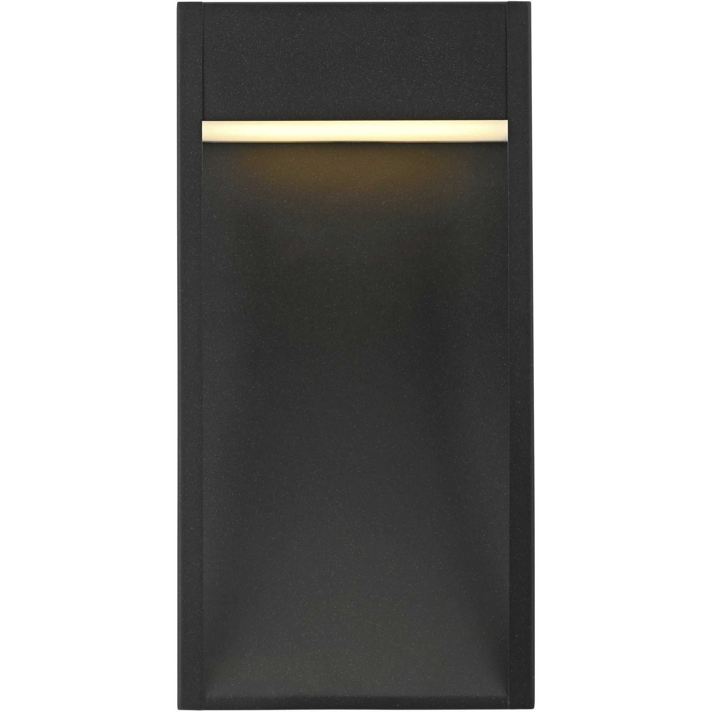Adriel 1 Light 15 inch Black Outdoor Wall Sconce