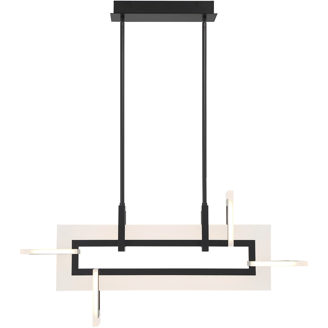 Inizio LED 5.5 inch Black Chandelier Ceiling Light