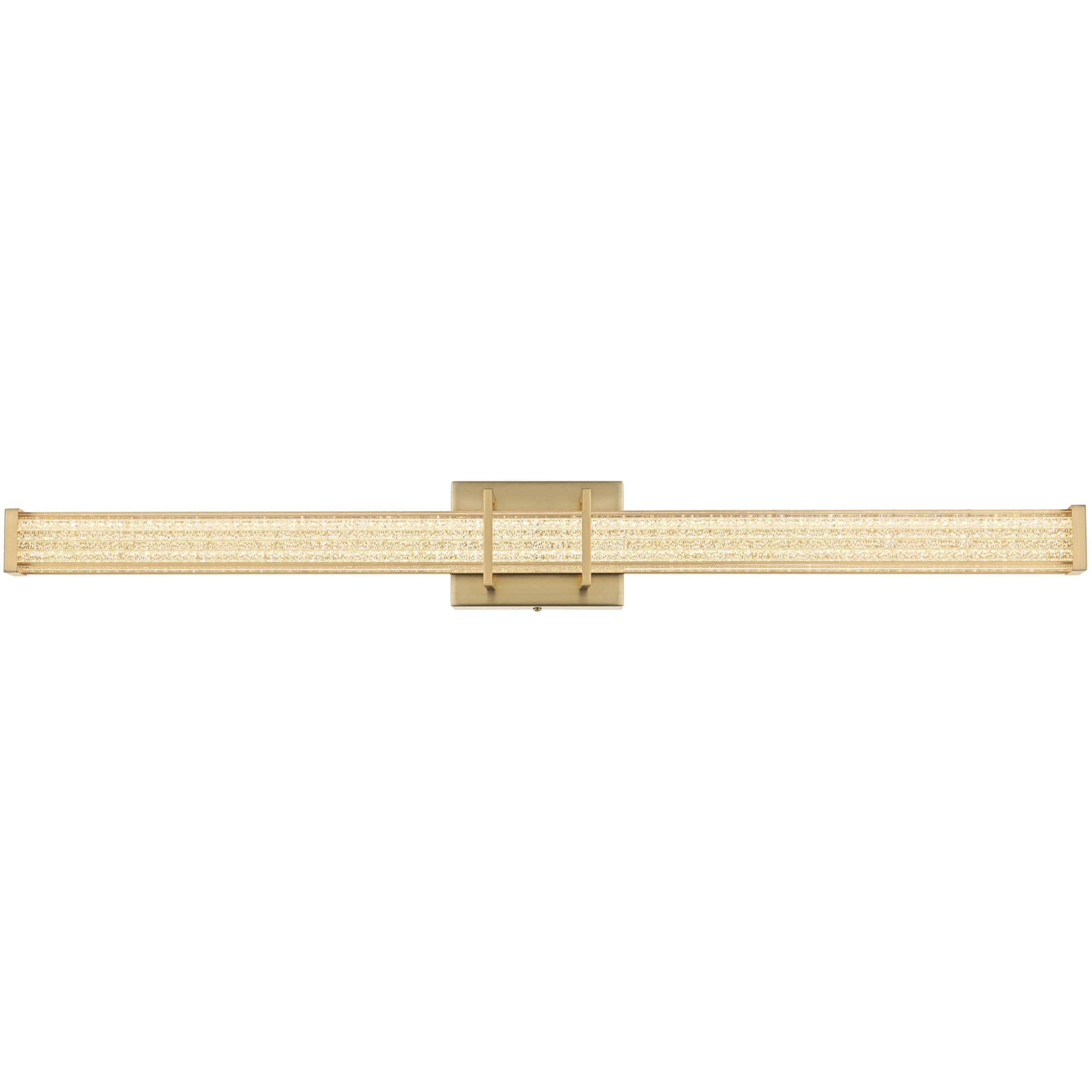Ivaan 1 Light 36 inch Satin Gold Wall Sconce Wall Light