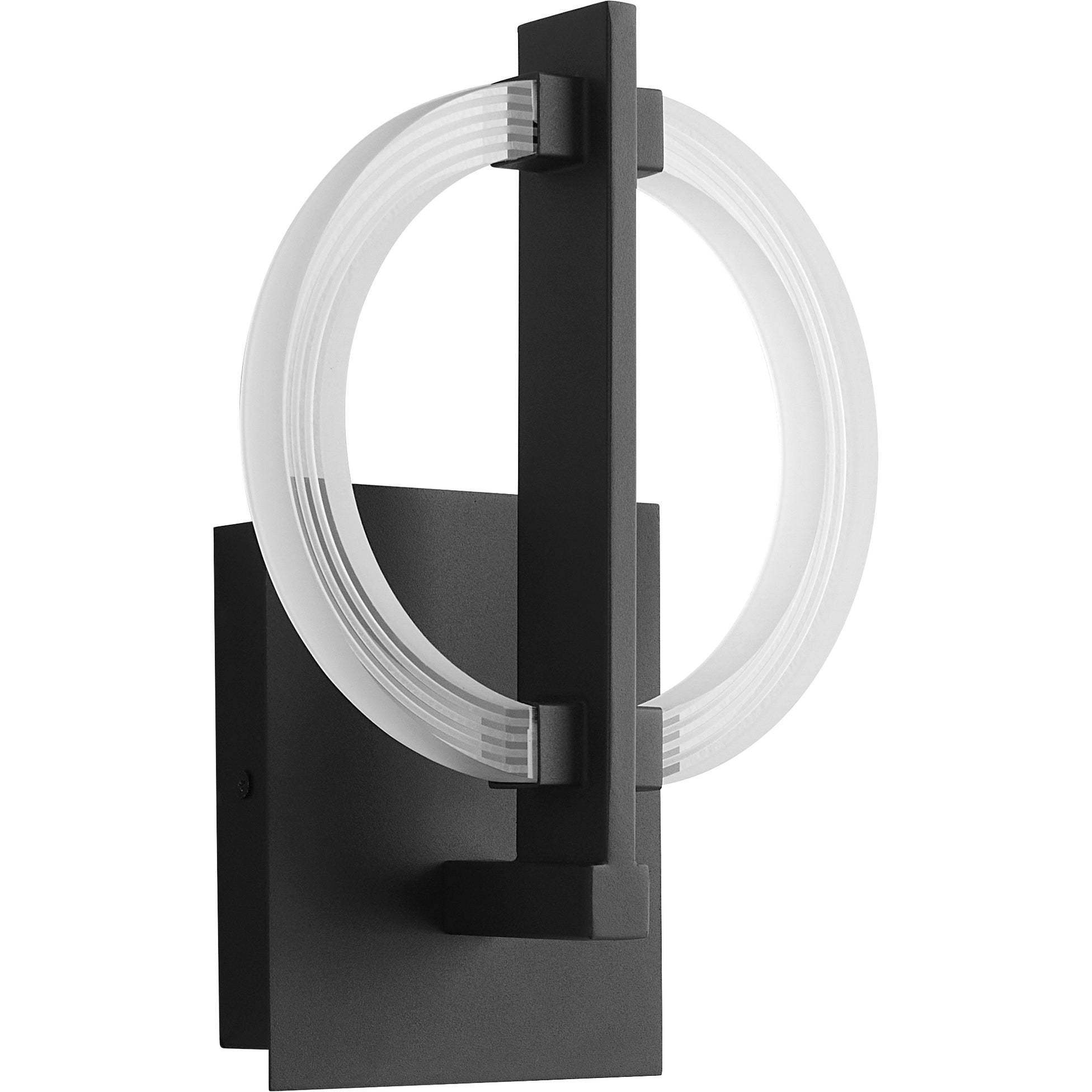 Arena 1 Light 8 inch Black Sconce Wall Light