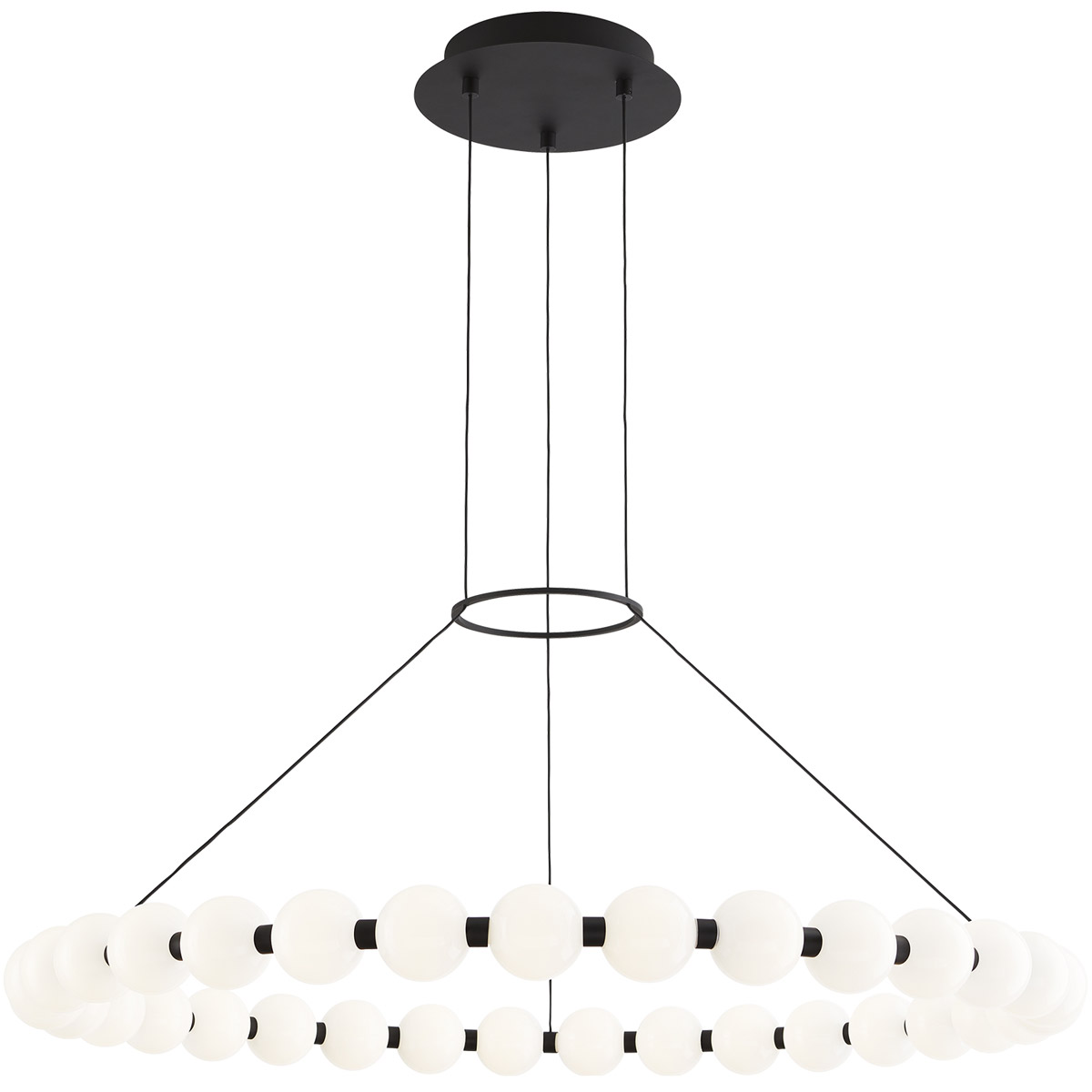 Sean Lavin Orbet LED 36.1 inch Polished Nickel Chandelier Ceiling Light, Integrated LED