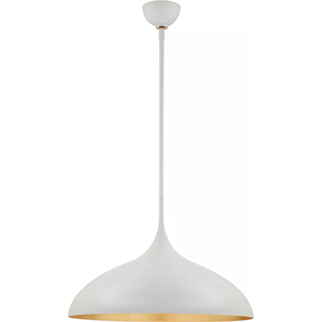 AERIN Agnes 1 Light 21 inch Plaster White Pendant Ceiling Light, Large