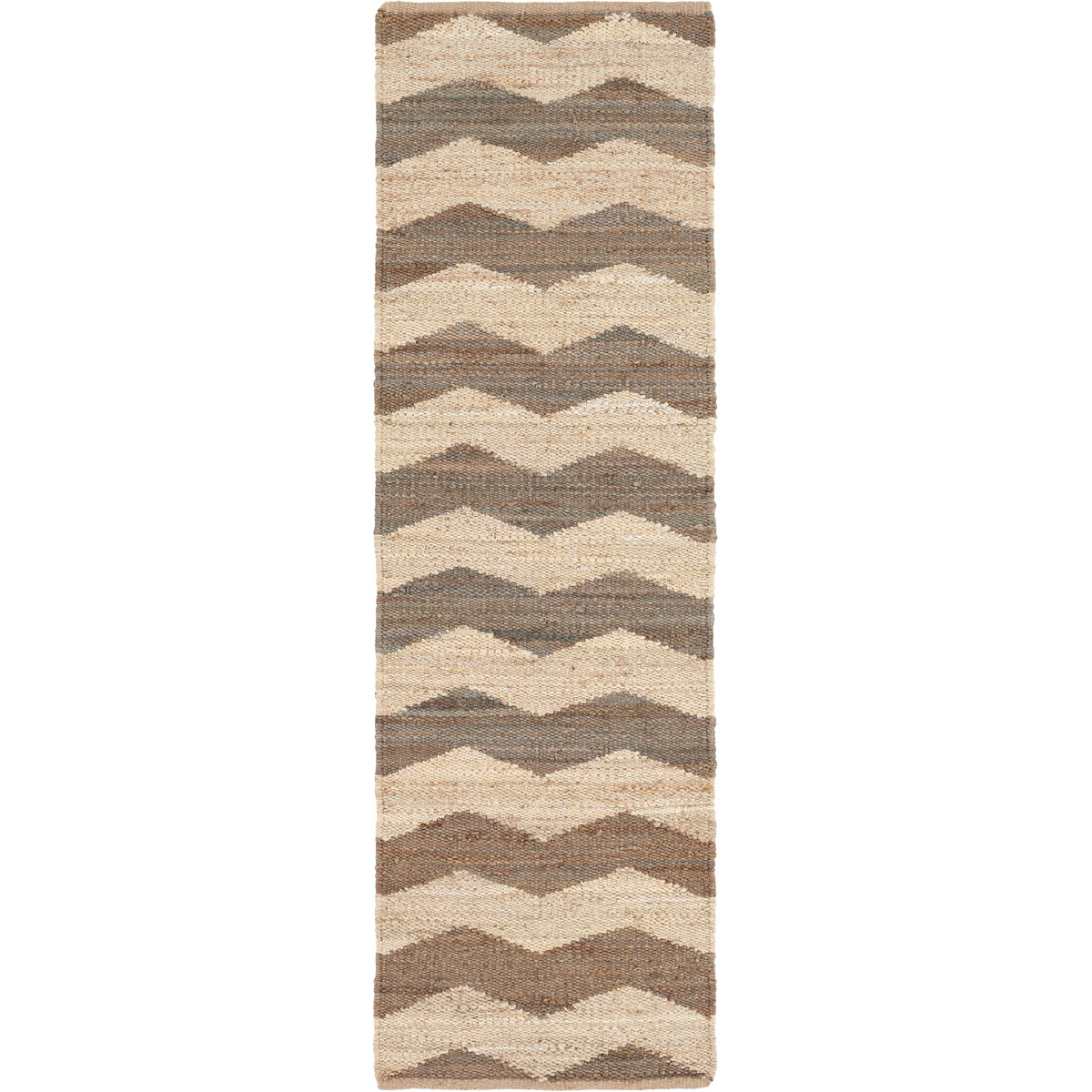 Wade 120 X 96 inch Dark Brown, Cream Rug