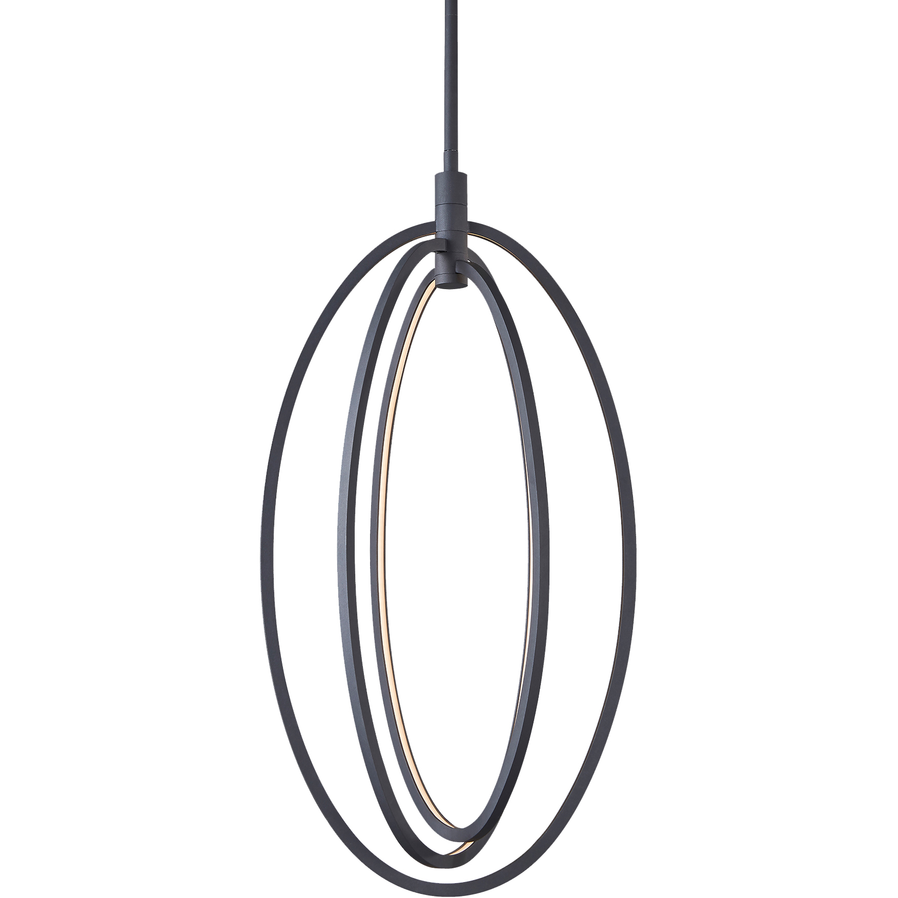 Radium 15.25 inch Black Pendant Ceiling Light