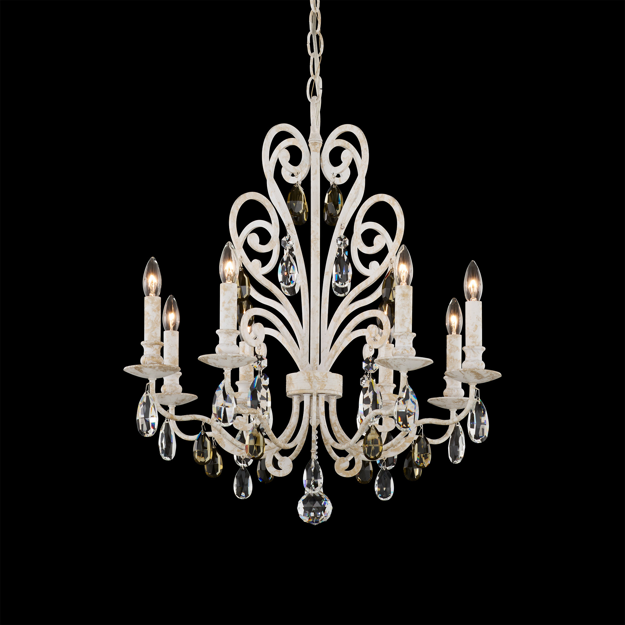 Signature Conclave 8 Light 23 inch Antique Silver Chandelier Ceiling Light