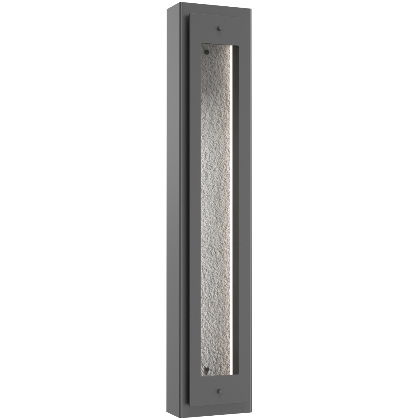Twilight LED 34.4 inch Argento Grey with Bianco Marble Outdoor Sconce, Medium