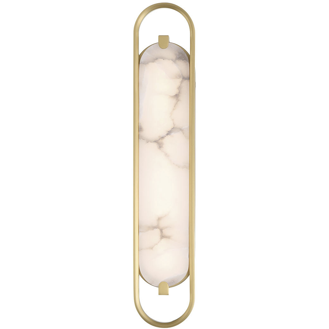Noga 1 Light 24 inch Gold Vanity Light Wall Light