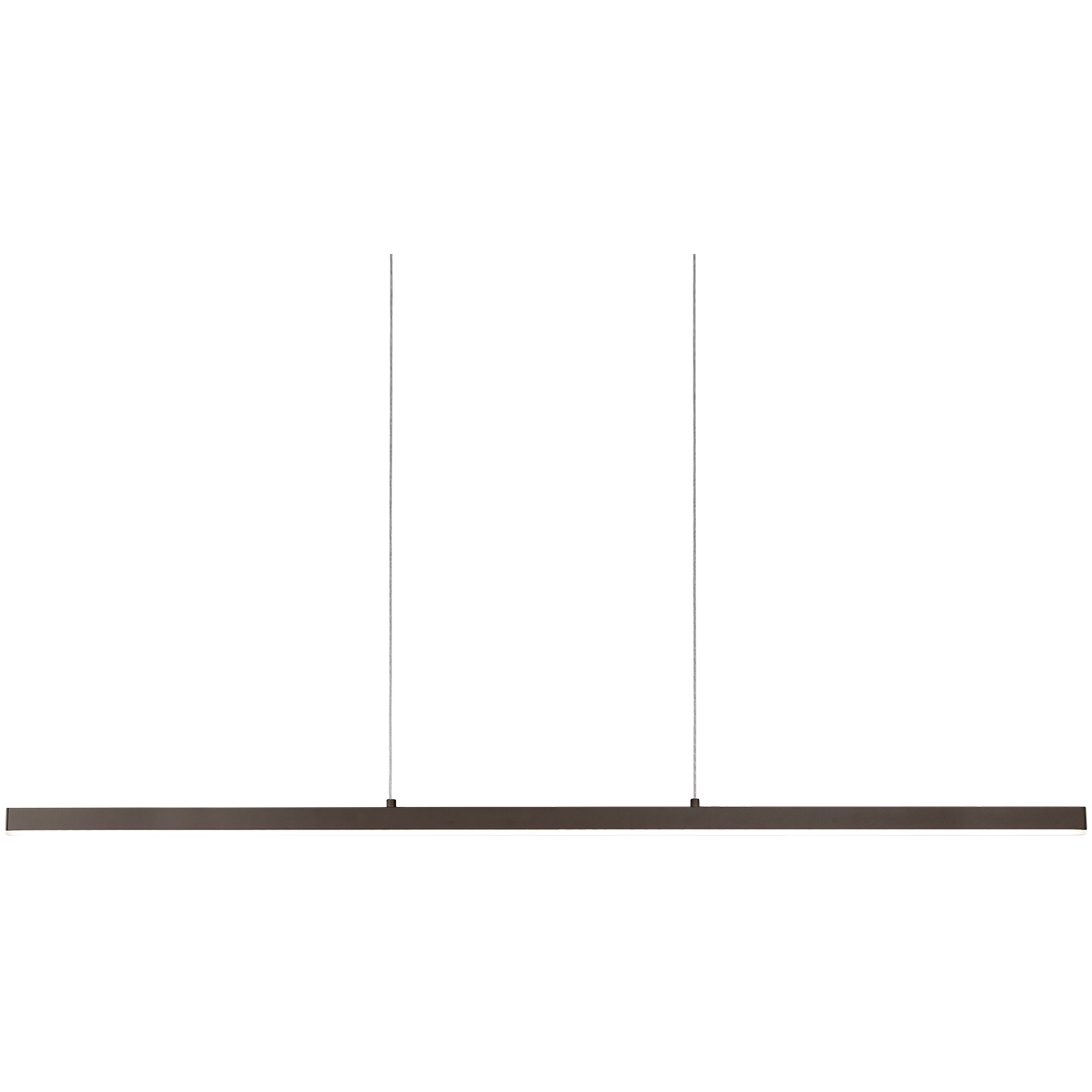 Vega LED 56 inch Black Linear Pendant Ceiling Light