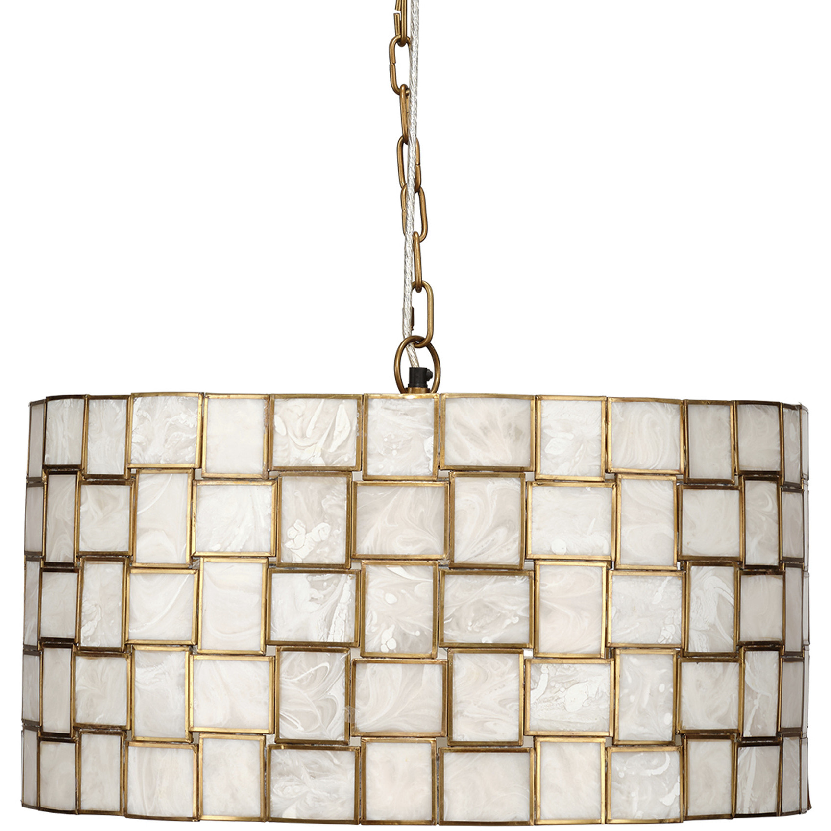 Cinema 3 Light 23 inch Antique Brass Chandelier Ceiling Light, Inline