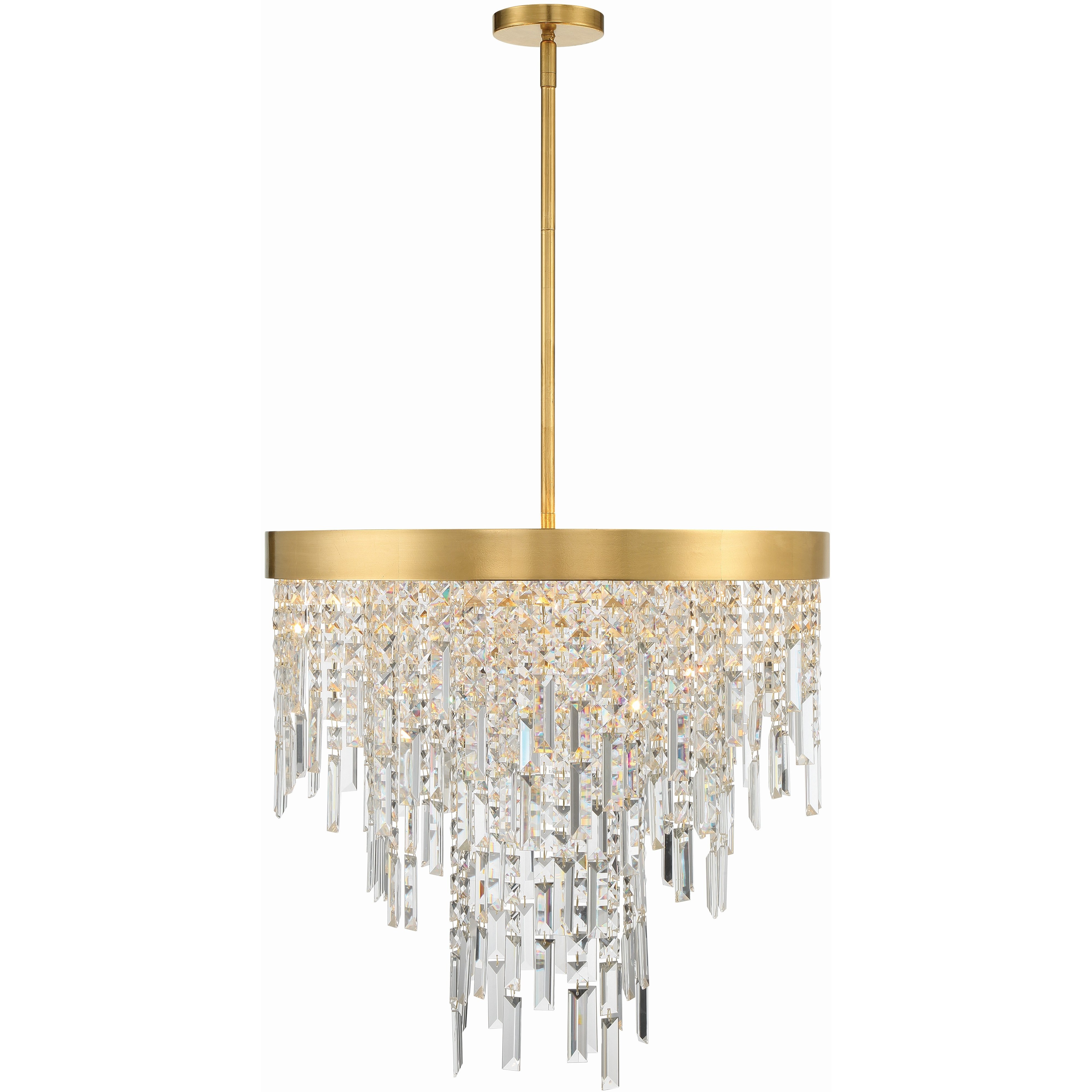 Winfield 6 Light 24 inch Antique Gold Chandelier Ceiling Light