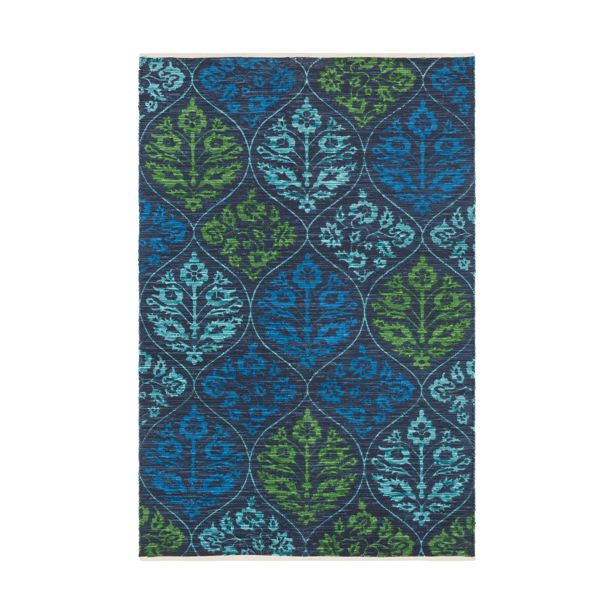 Elaine 132 X 96 inch Navy Indoor Area Rug, Rectangle