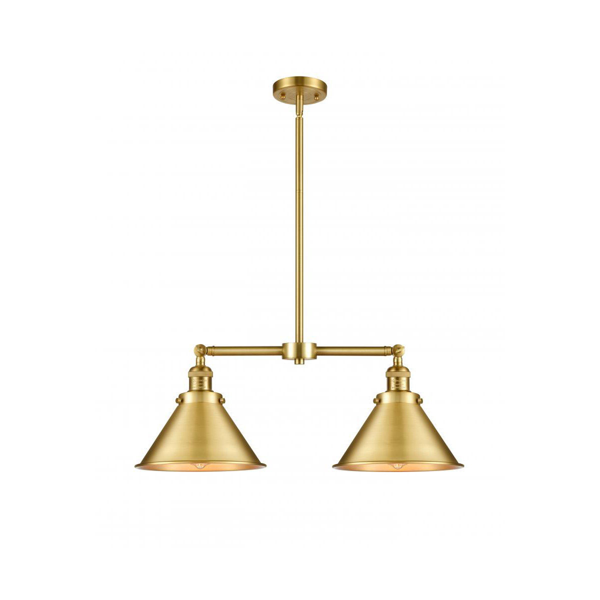 Franklin Restoration Briarcliff LED 21 inch Satin Gold Chandelier Ceiling Light, Franklin Restoration