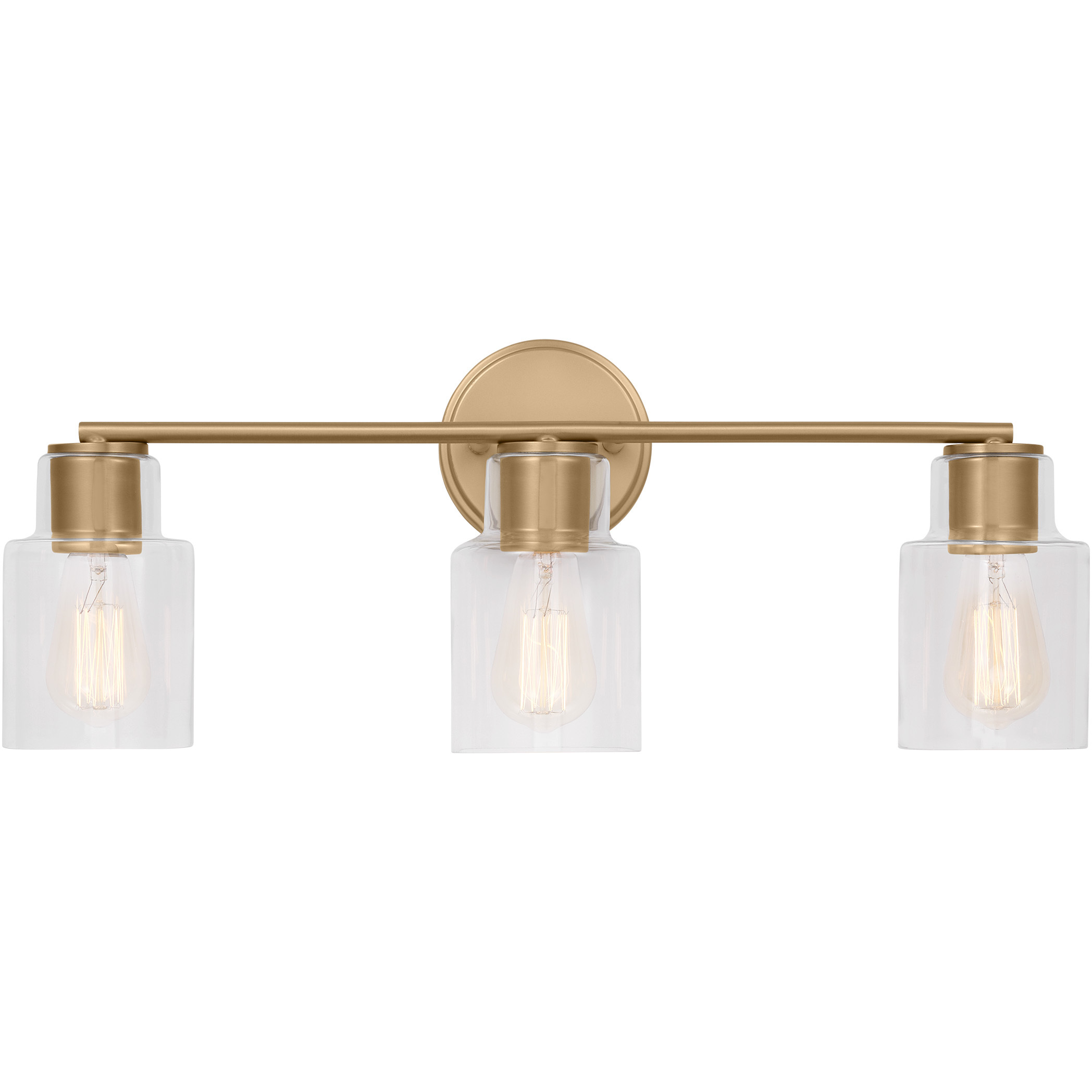 Drew & Jonathan Sayward 3 Light 24 inch Satin Brass Wall Bath Fixture Wall Light