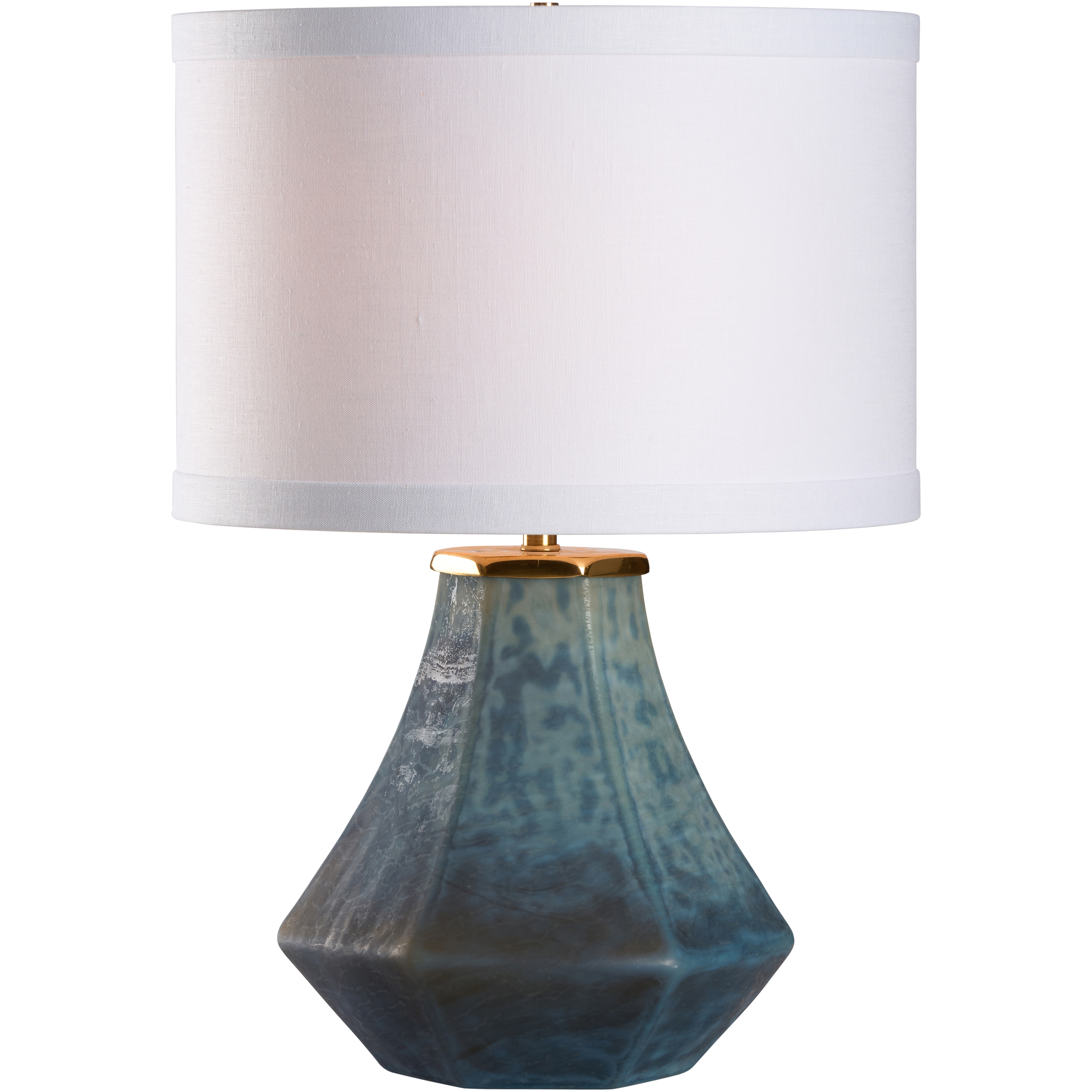 Bethany 17 inch 100.00 watt Blue Table Lamp Portable Light