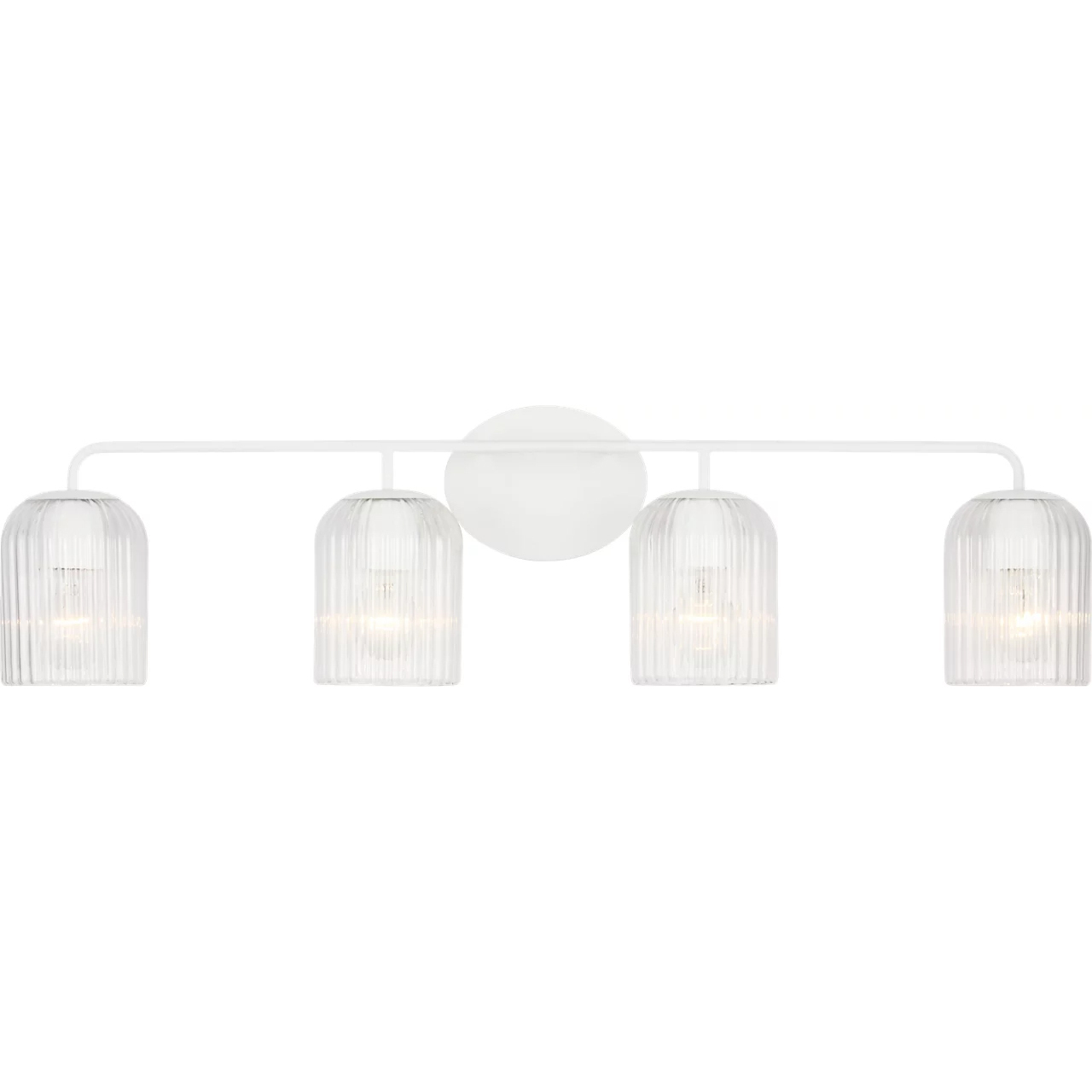 Eisele 4 Light 33.75 inch Matte White Vanity Light Wall Light, Large