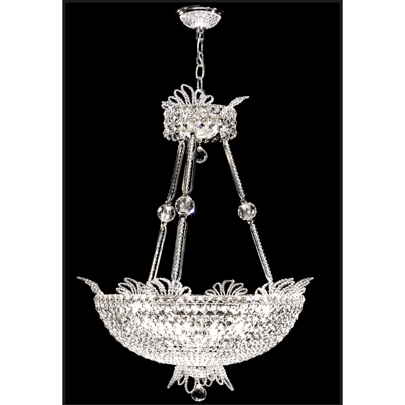 Princess 16 Light 24 inch Silver Chandelier Ceiling Light