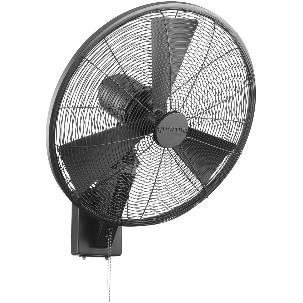 Impulse 26.5 inch Matte Black Patio Wall Fan