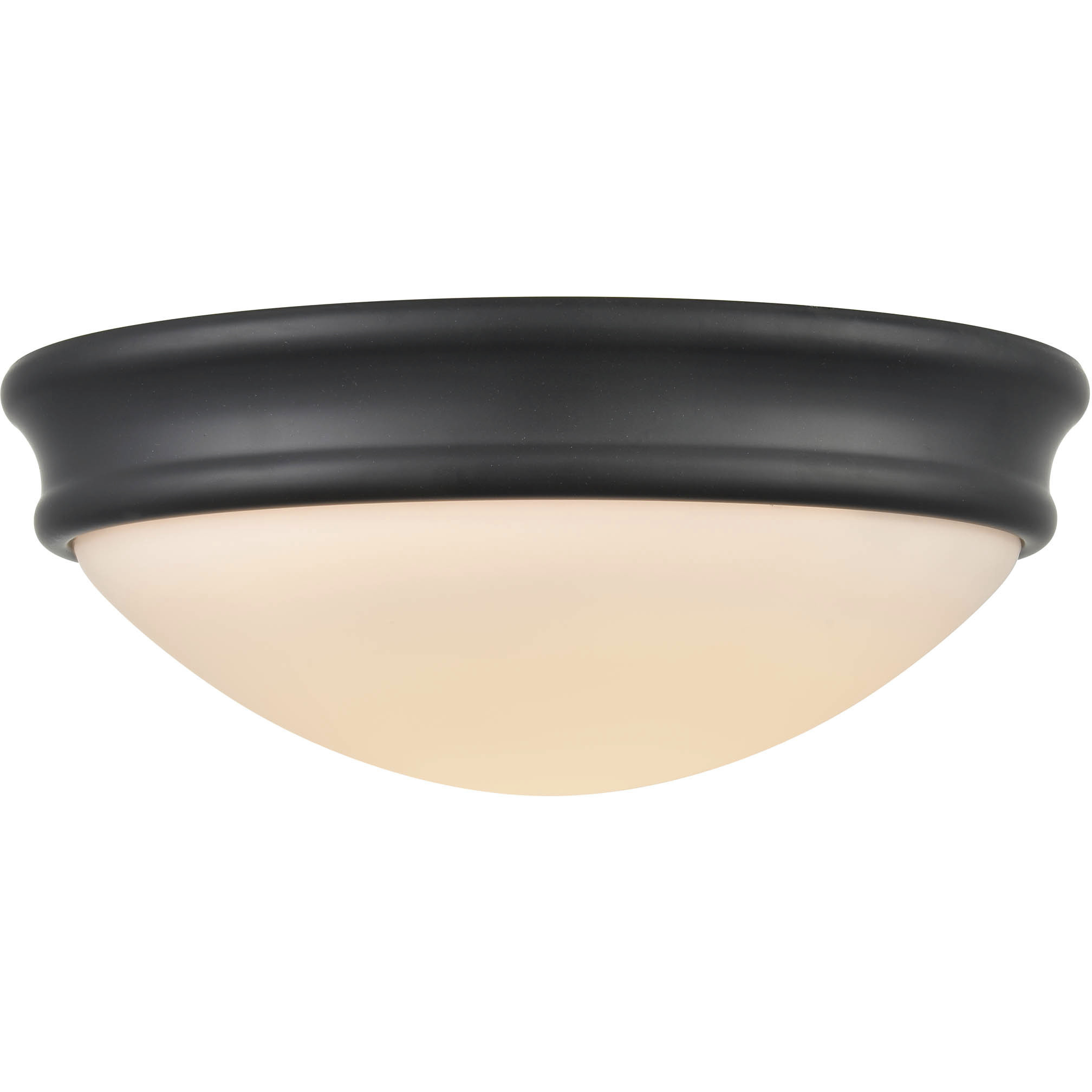 Baumann 1 Light 10 inch Matte Black Flush Mount Ceiling Light