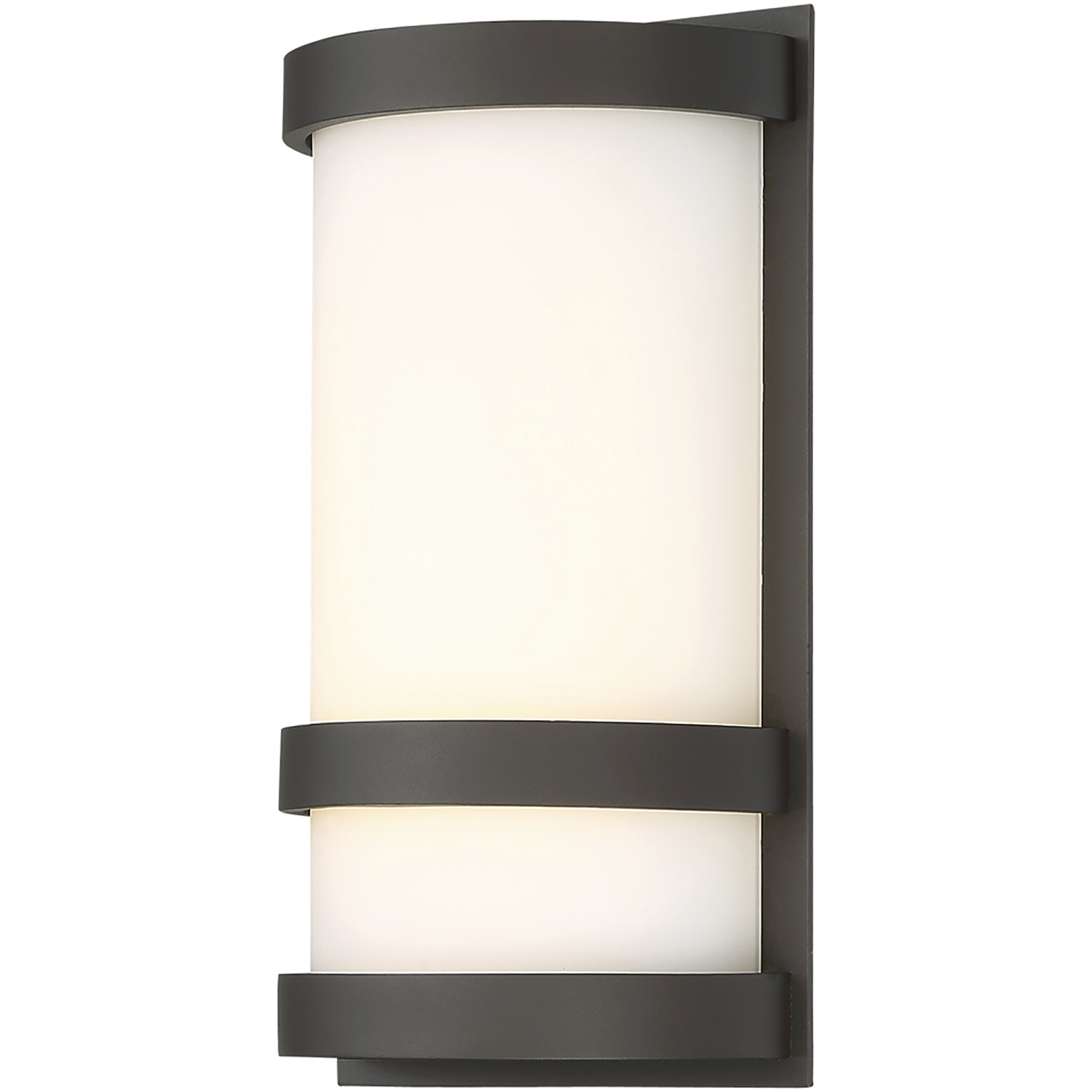 Latitude LED 10 inch Bronze Outdoor Wall Light, dweLED