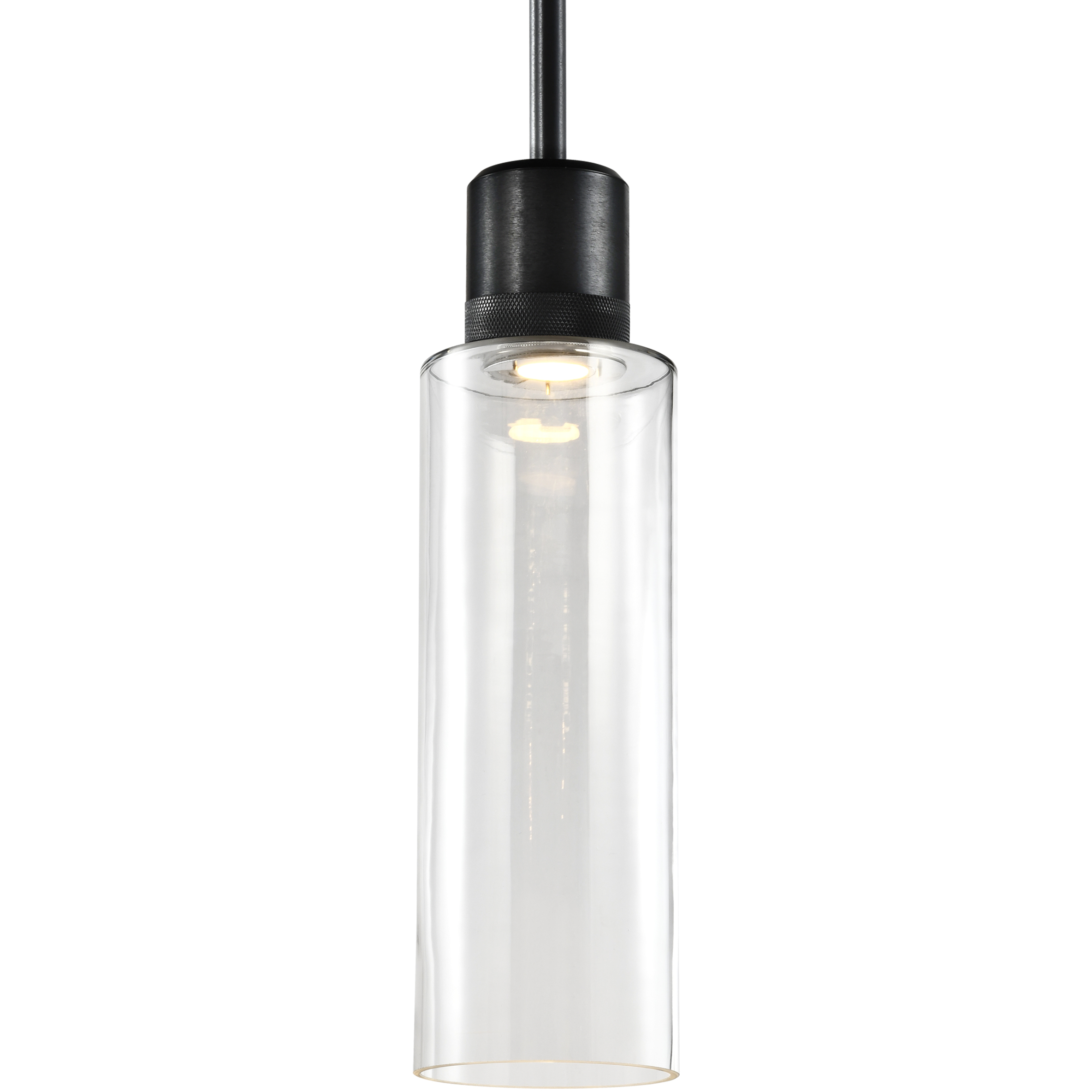 Zigrina 1 Light 5.88 inch Satin Brushed Black Pendant Ceiling Light