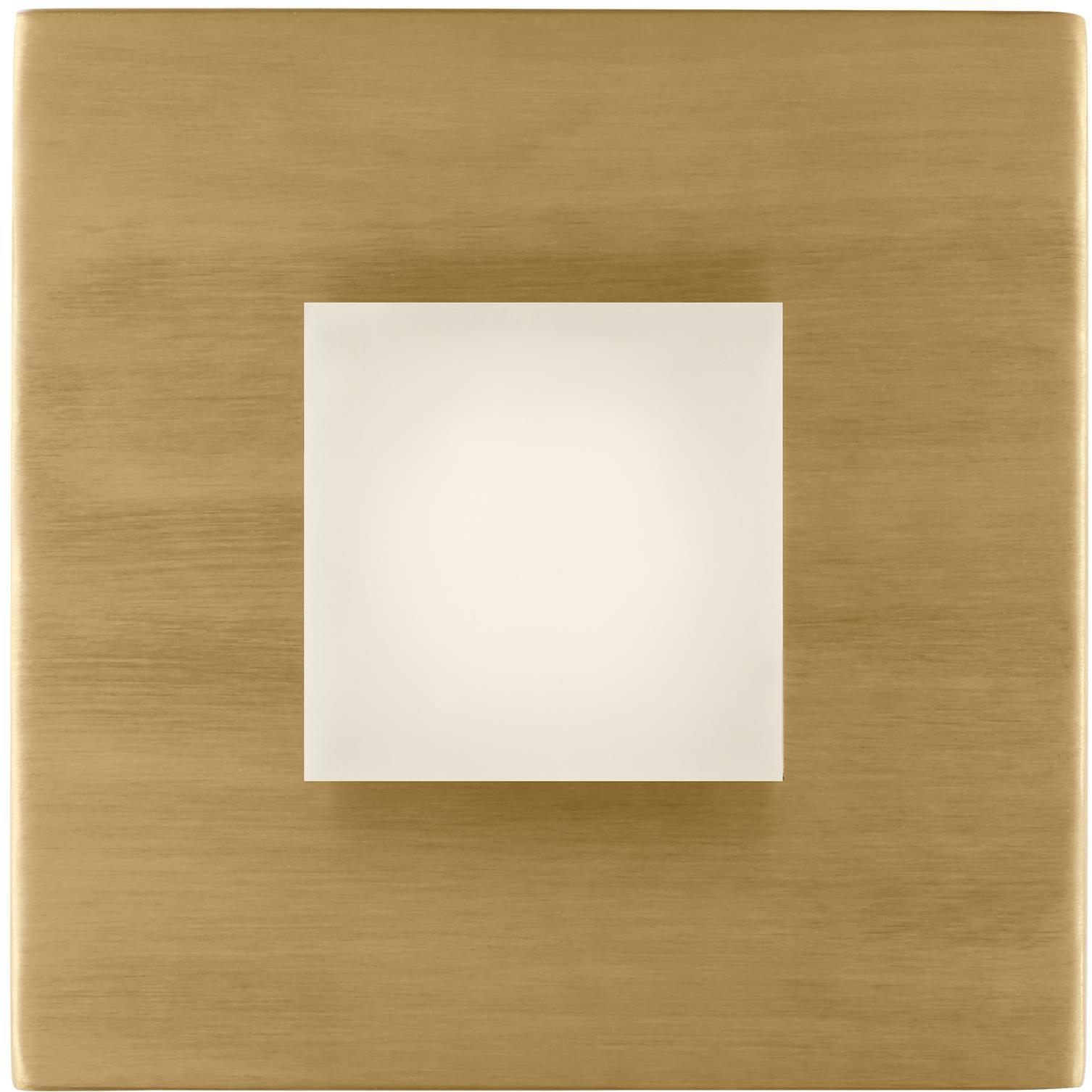 Drew & Jonathan Scott Brander LED 4.75 inch Satin Brass ADA Sconce Wall Light