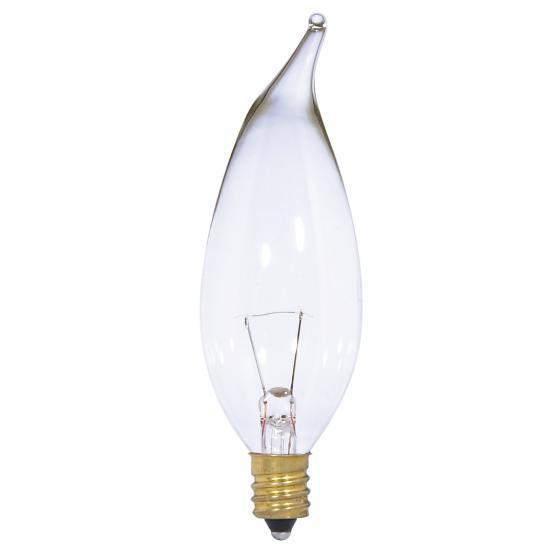 Lumos Incandescent CA10 Candelabra E12 15 watt 12V 2700K Light Bulb