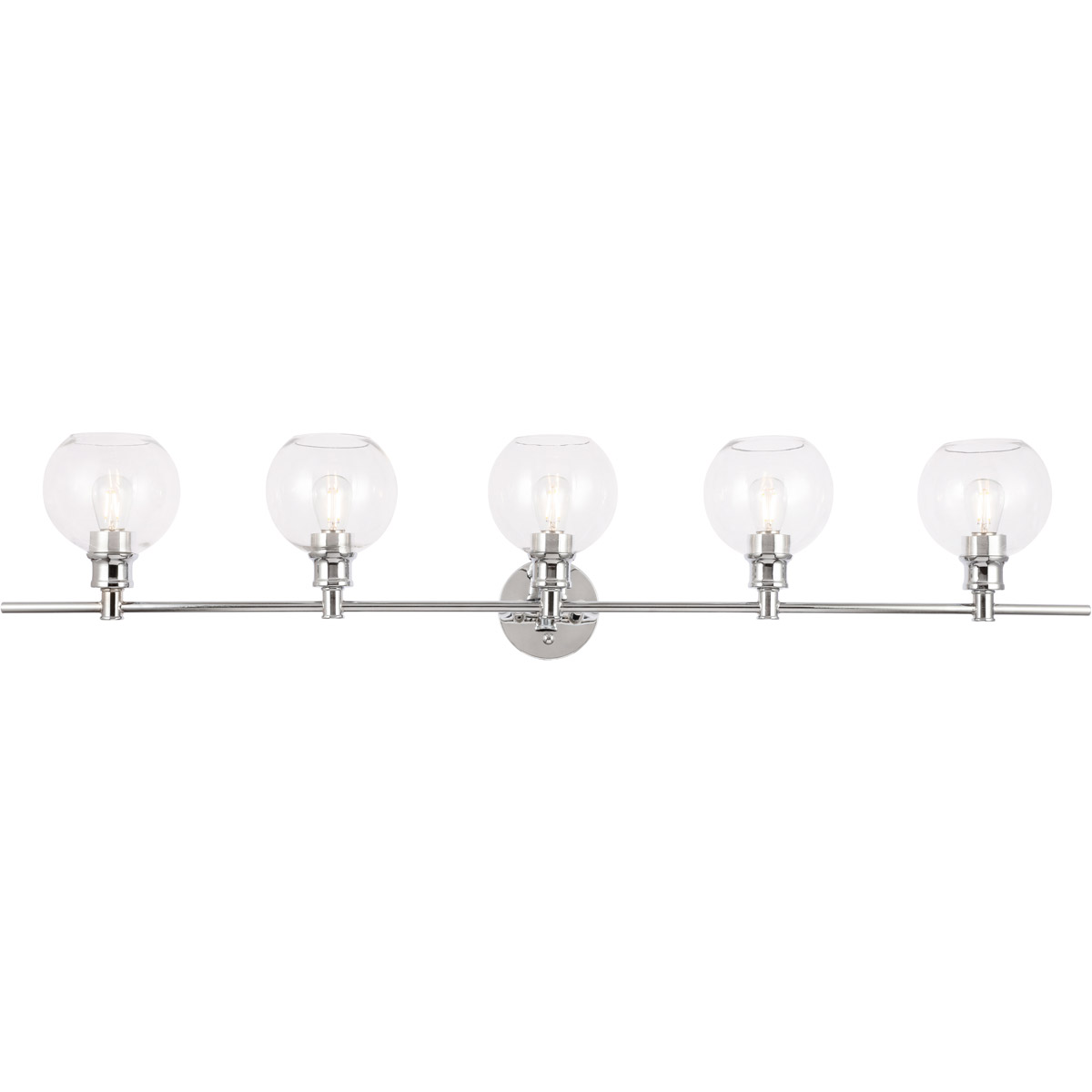 Collier 5 Light 47 inch Chrome Wall sconce Wall Light