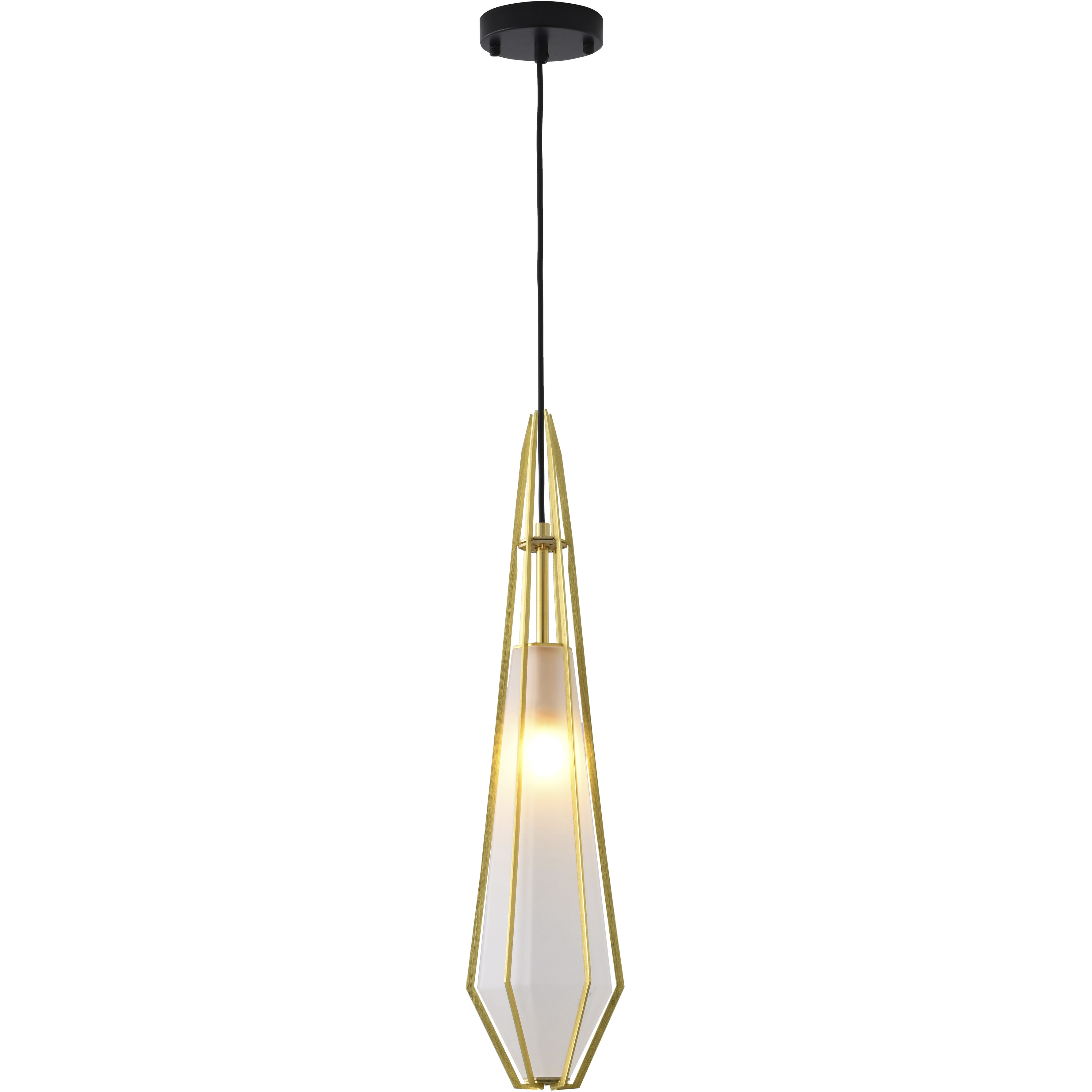 Canada 1 Light 6.3 inch Gold Pendant Ceiling Light