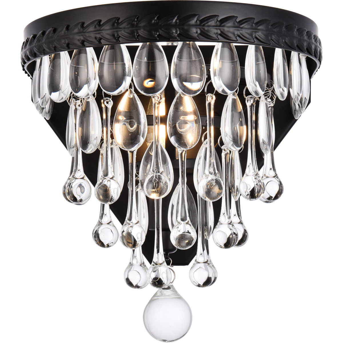 Nordic 1 Light 7.5 inch Black Wall Sconce Wall Light