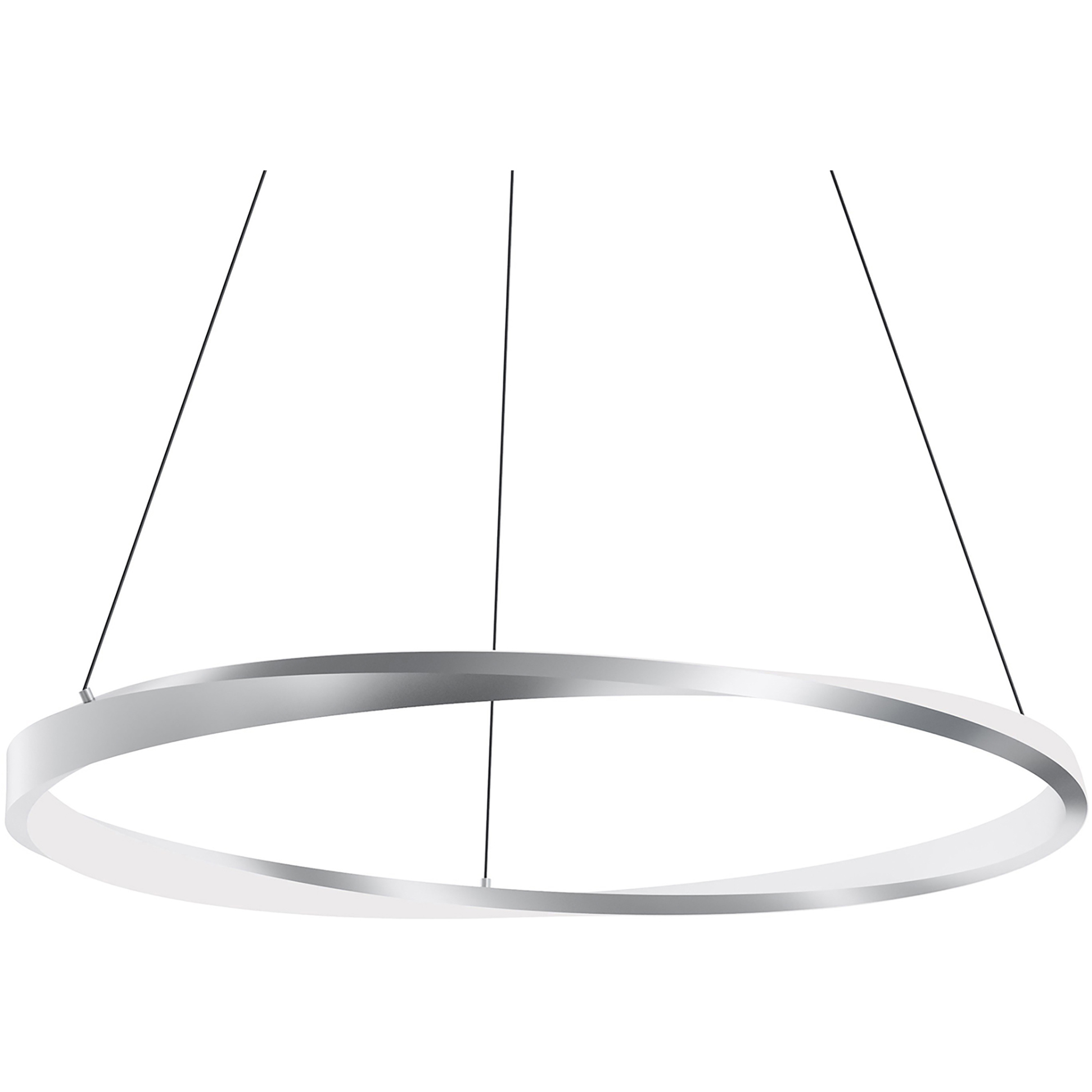 Oberon LED 1.4 inch Satin Nickel Pendant Ceiling Light