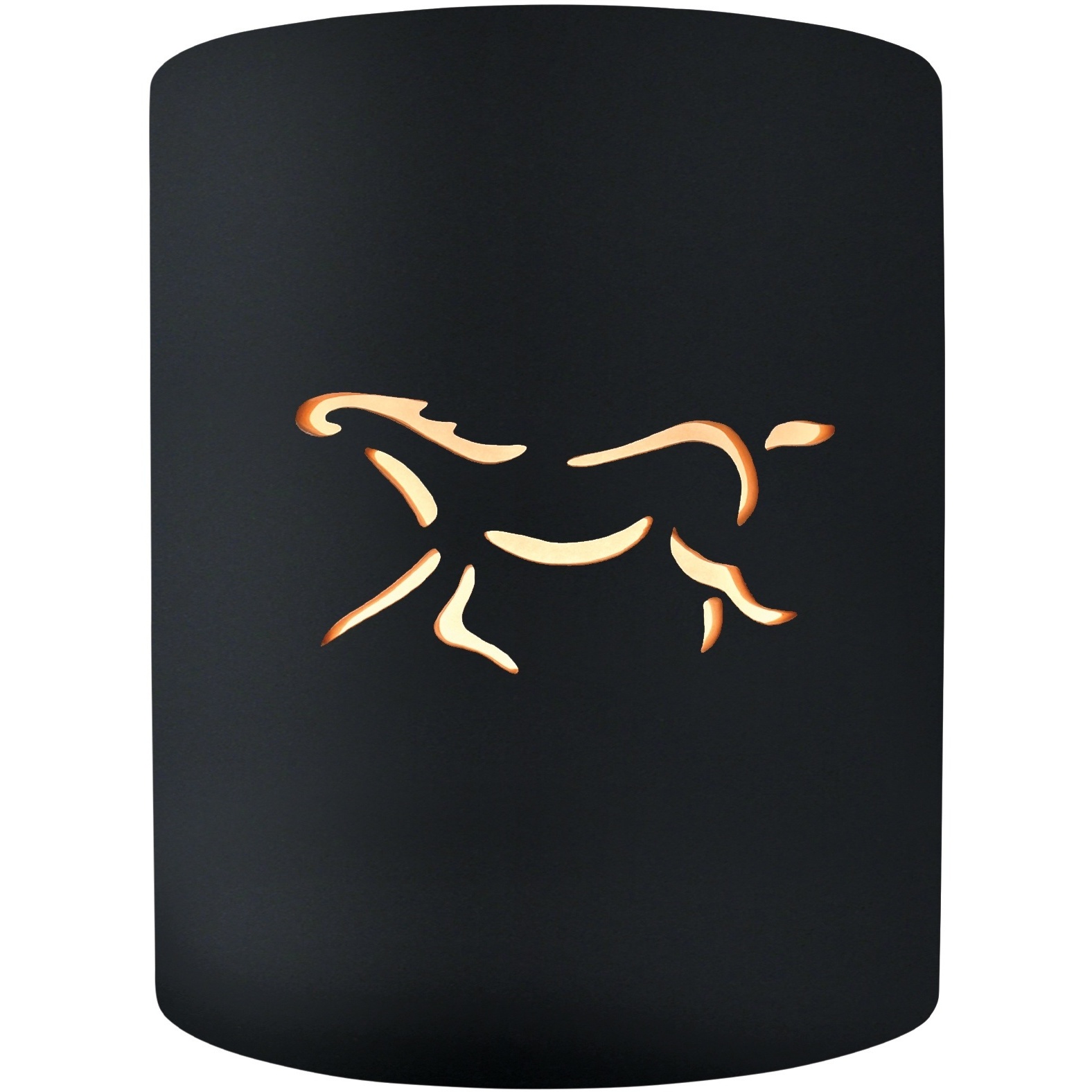 Sun Dagger LED 8 inch Gloss Black and Matte White Wall Sconce Wall Light