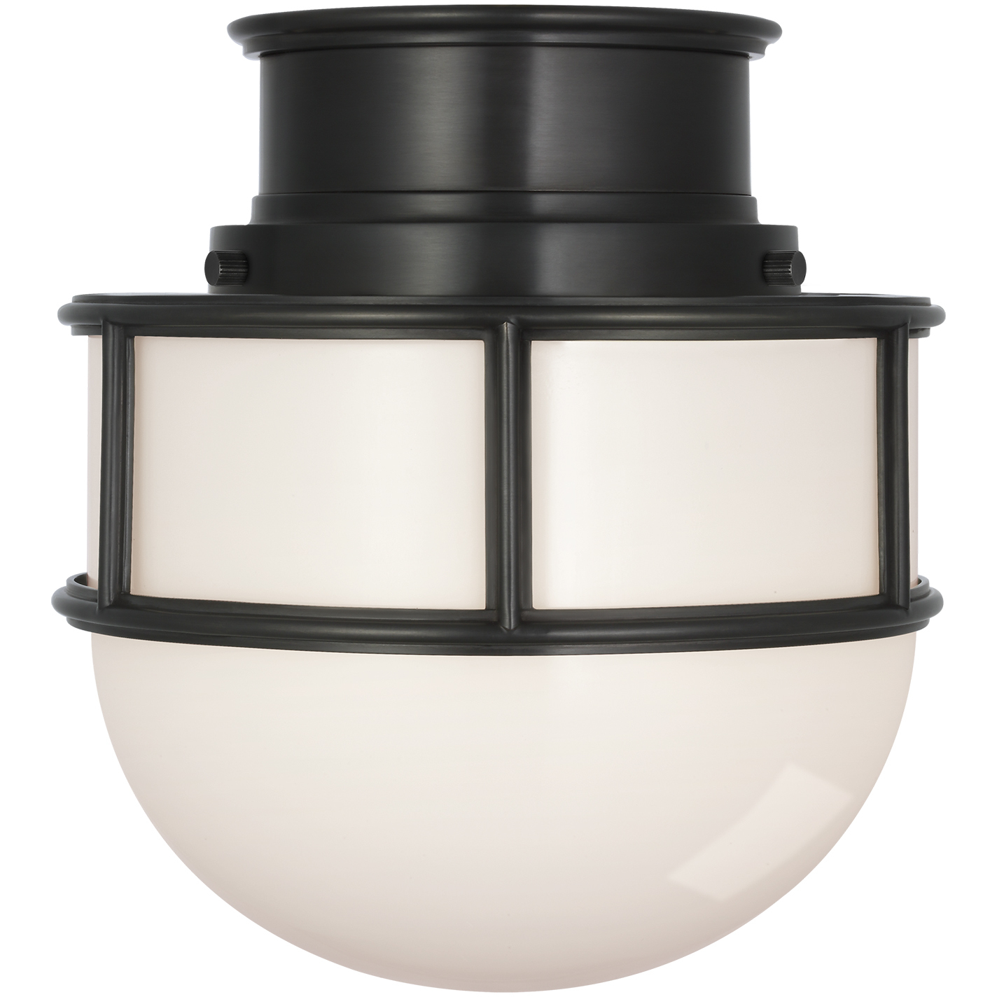 Chapman & Myers Martil LED 8 inch Bronze Flush Mount Ceiling Light
