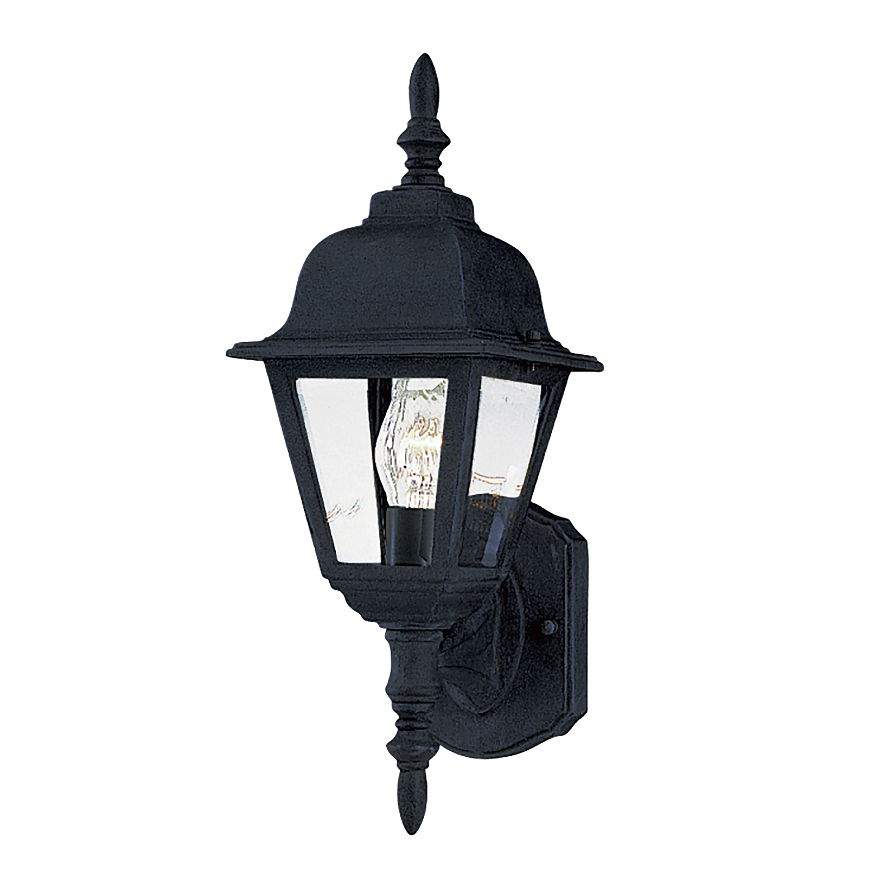 Builder Cast 1 Light 16.75 inch Black Outdoor Wall Mount