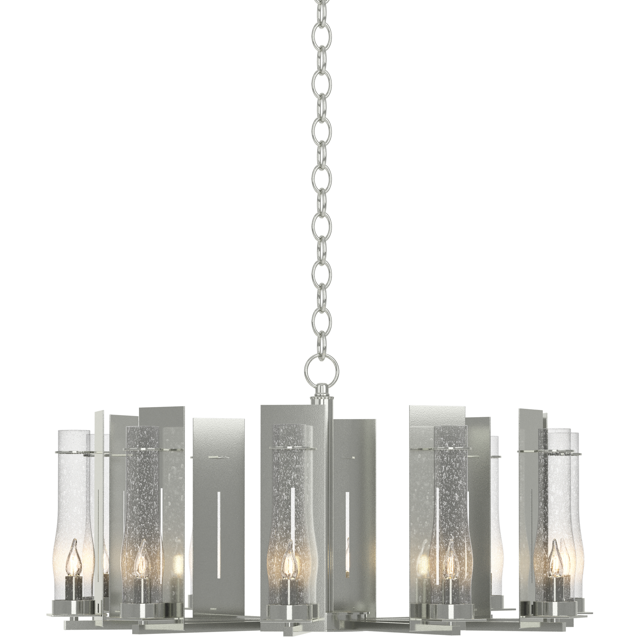 New Town 10 Light 30 inch Sterling Chandelier Ceiling Light, 10 Arm