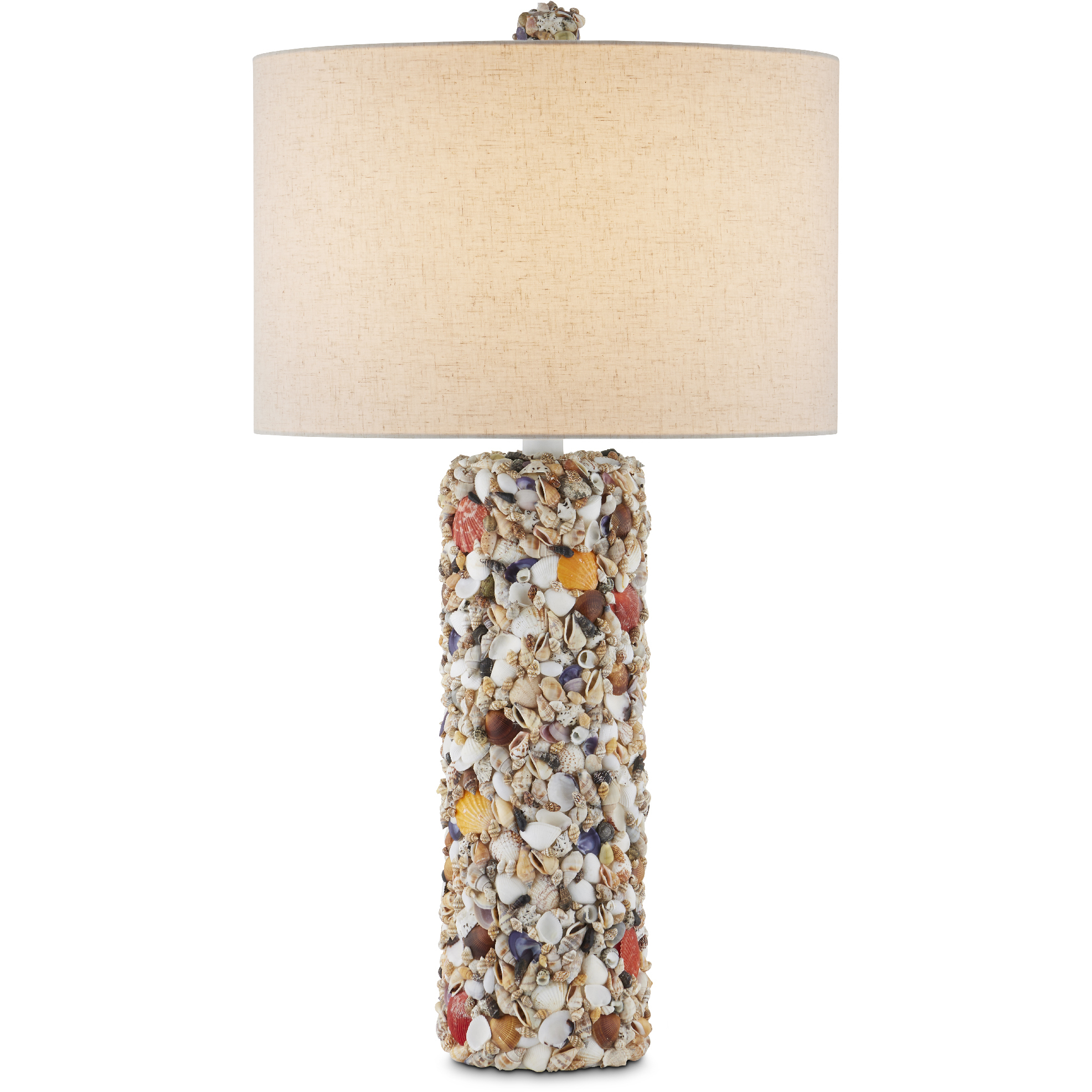 Festoon 32.5 inch 150 watt Natural/Sugar White Table Lamp Portable Light
