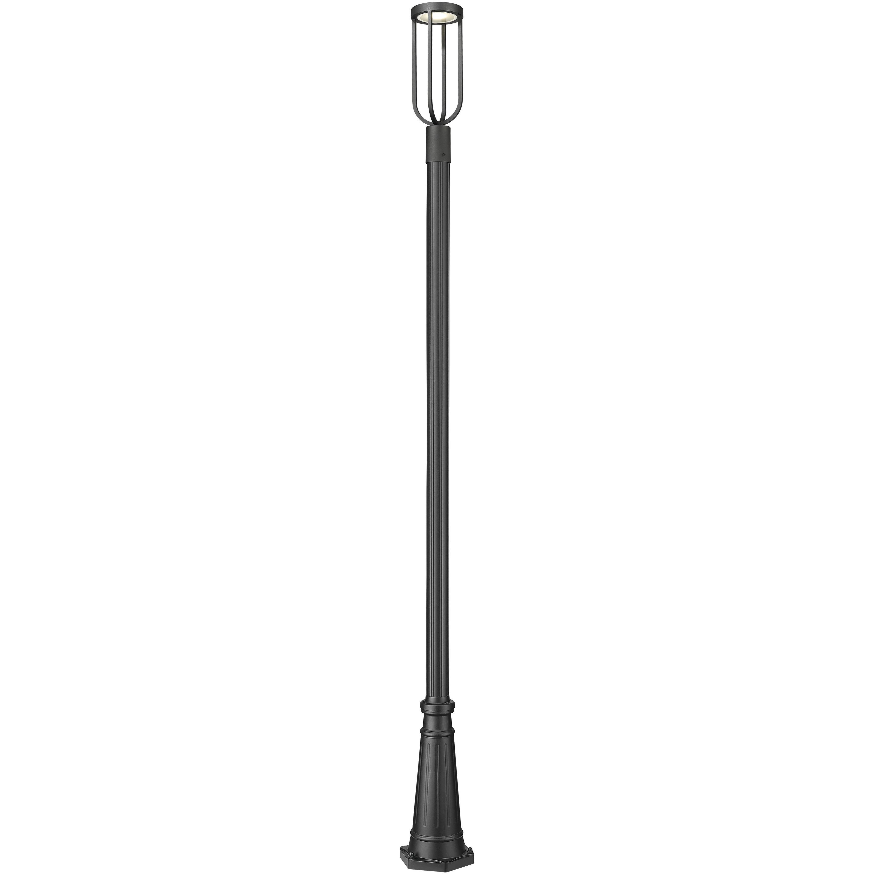 Leland LED 112.5 inch Sand Black Outdoor Post Mounted Fixture