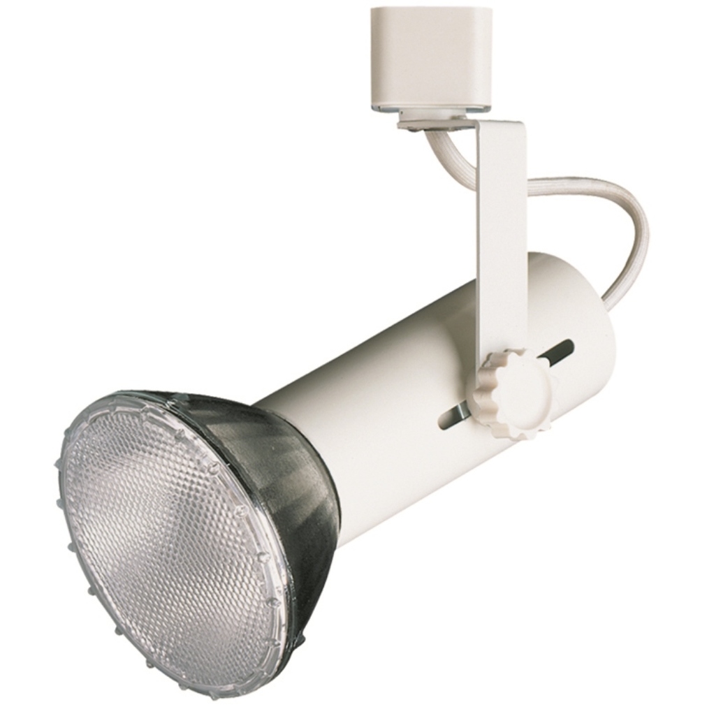 Signature 1 Light White Track Fixture Ceiling Light, Line Voltage