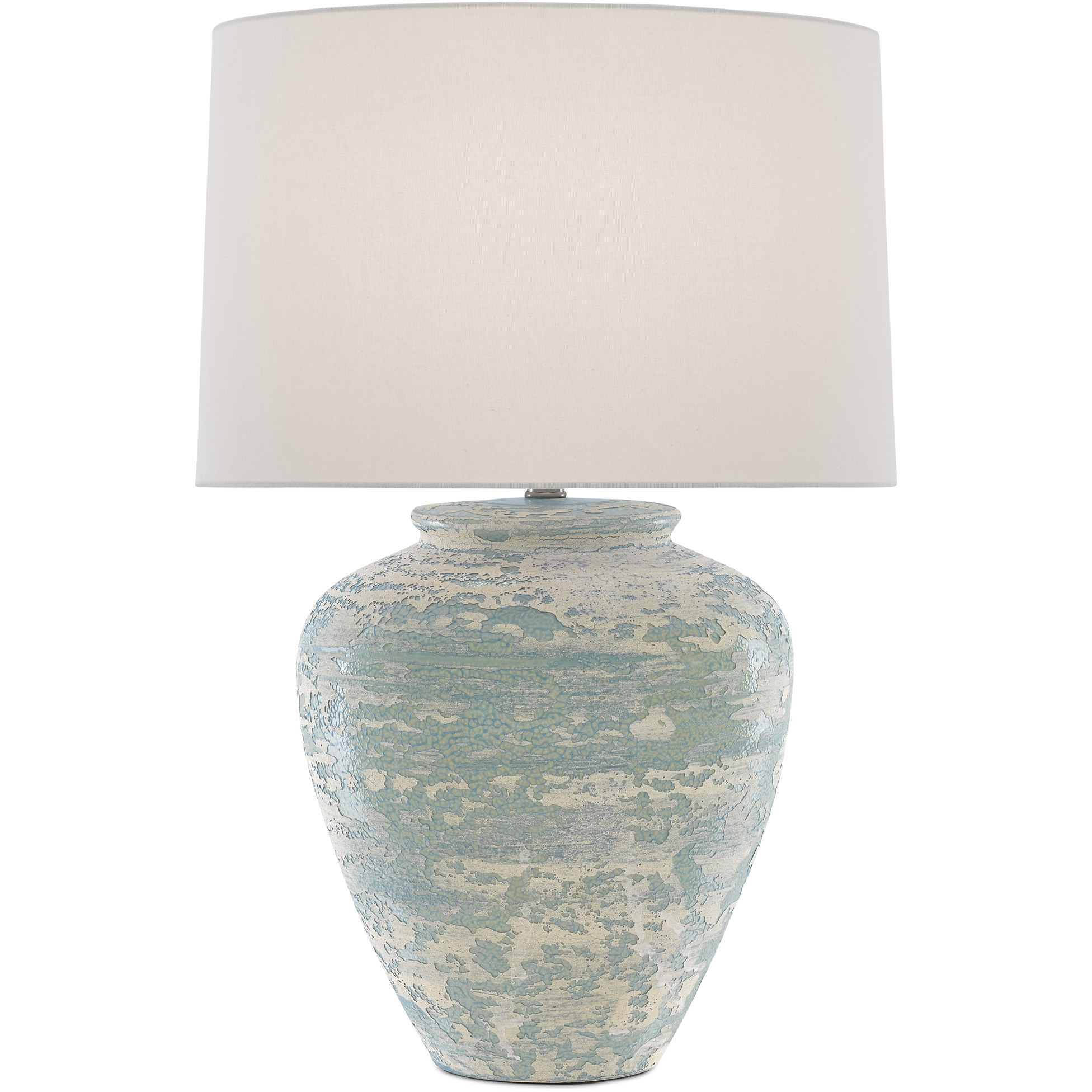 Mimi 27.25 inch 150 watt Aqua and Cream Table Lamp Portable Light