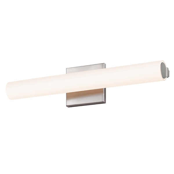 Tubo Slim LED 18 inch Satin Nickel Bath Bar Wall Light in Flat