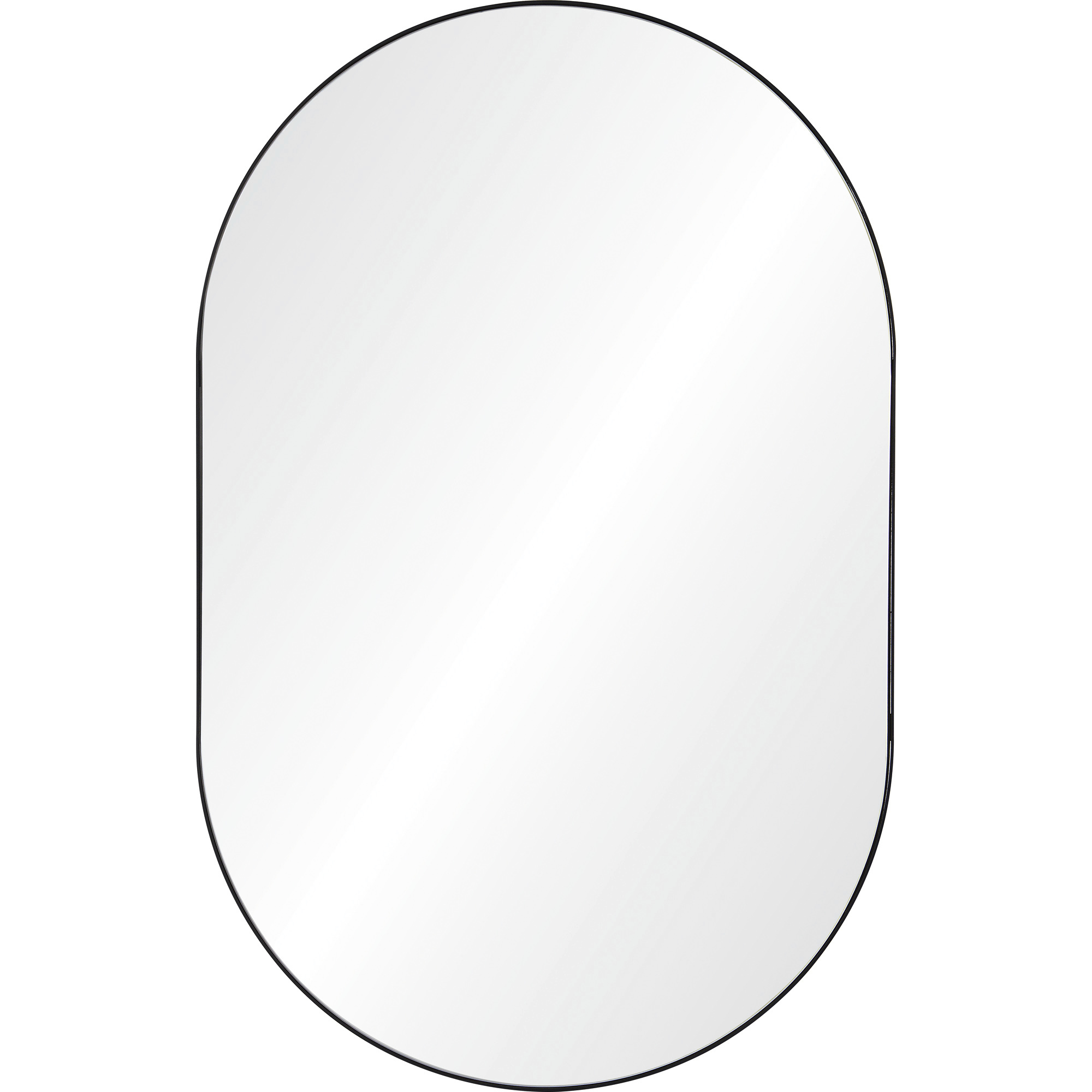 Webster 40 X 26 inch Black Wall Mirror