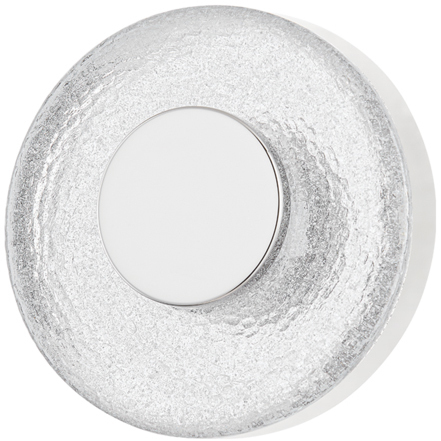 Pearl LED 6 inch Polished Nickel ADA Wall Sconce Wall Light