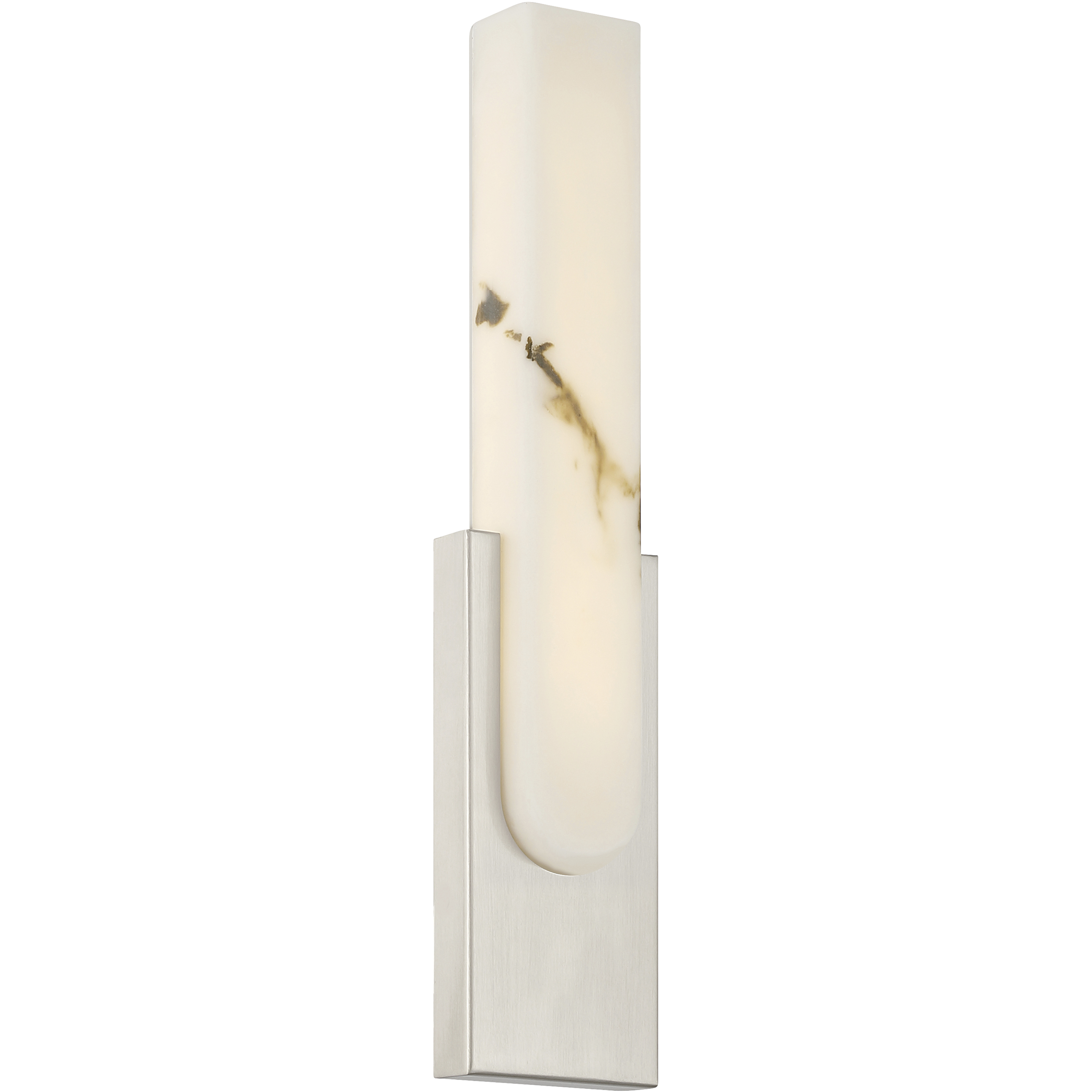 Victoria 4.5 inch Brushed Steel ADA Wall Sconce Wall Light