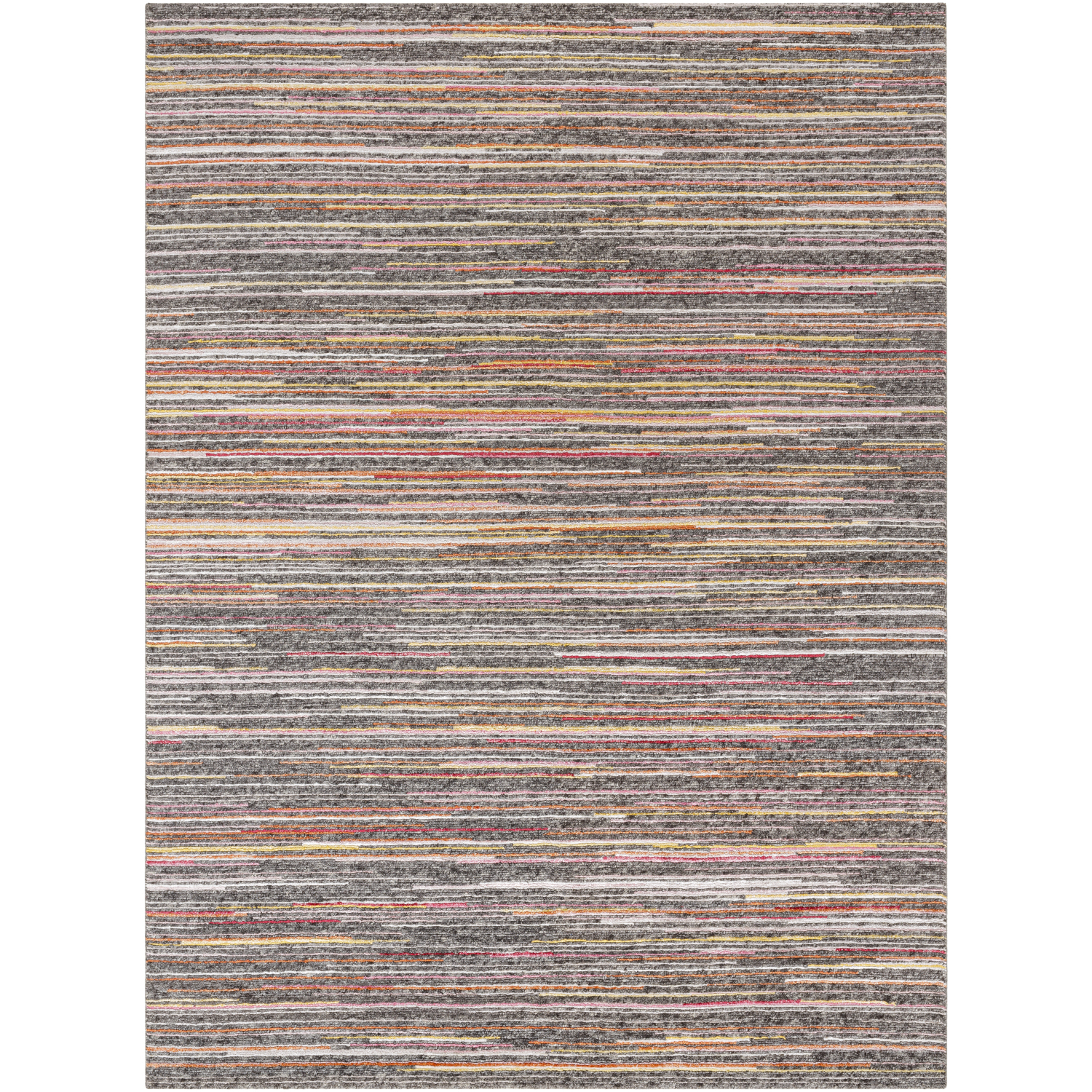 Enlightenment 180 X 144 inch Grey / Dark Grey / Warm Grey / Metallic - Silver / Prairie Dust / Sage / Light Silver / Camel / Tan Handmade Rug in 12 x 15