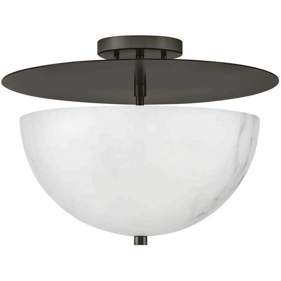 Inez LED 16.25 inch Black Oxide Foyer Light Ceiling Light, Semi-Flush Mount